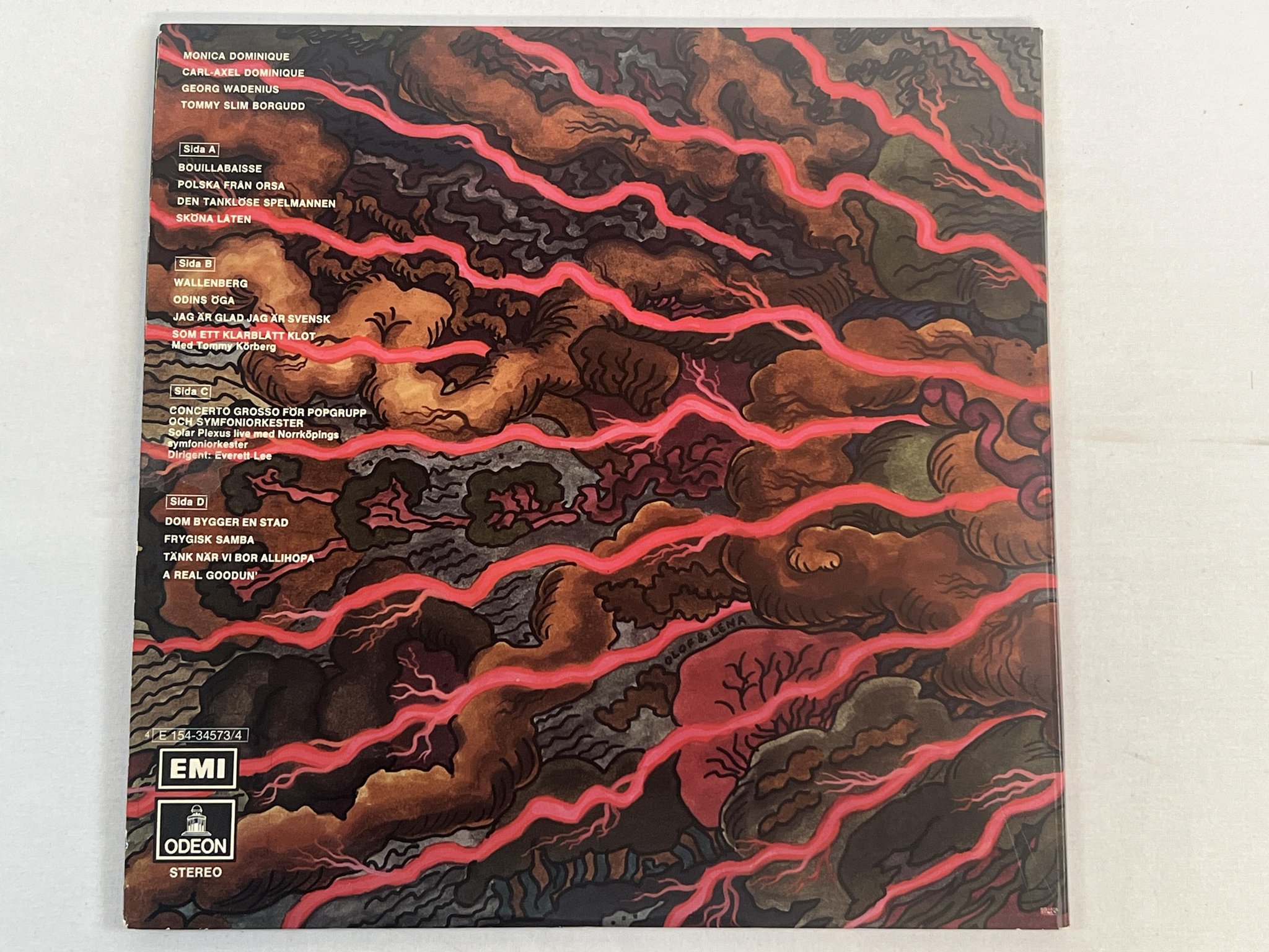 Omslagsbild för skivan SOLAR PLEXUS s/t 2xLP -72 Swe HARVEST 4E 154-34573/4