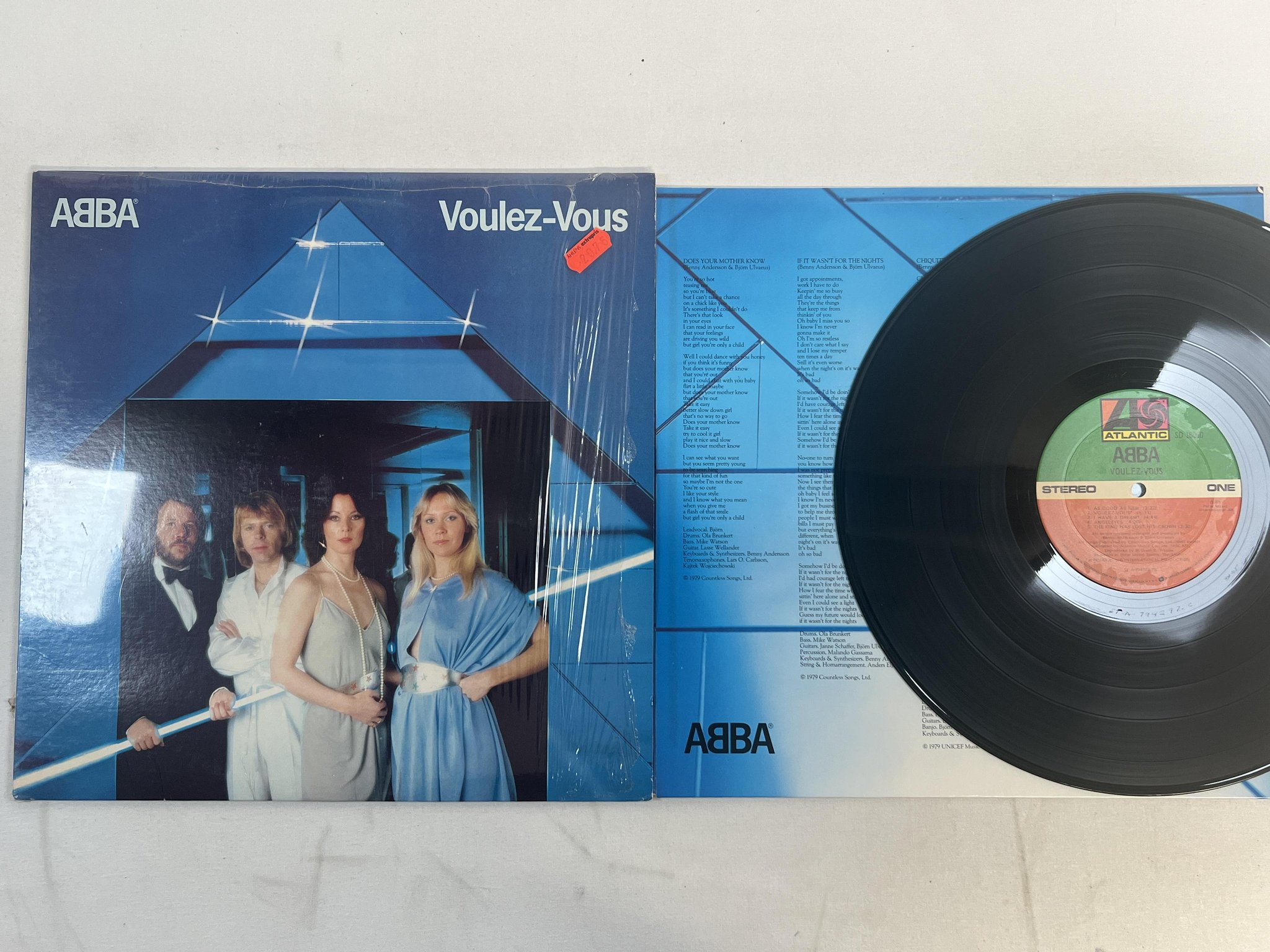 Omslagsbild för skivan ABBA voulez-vous LP -79 US ATLANTIC SD 16000