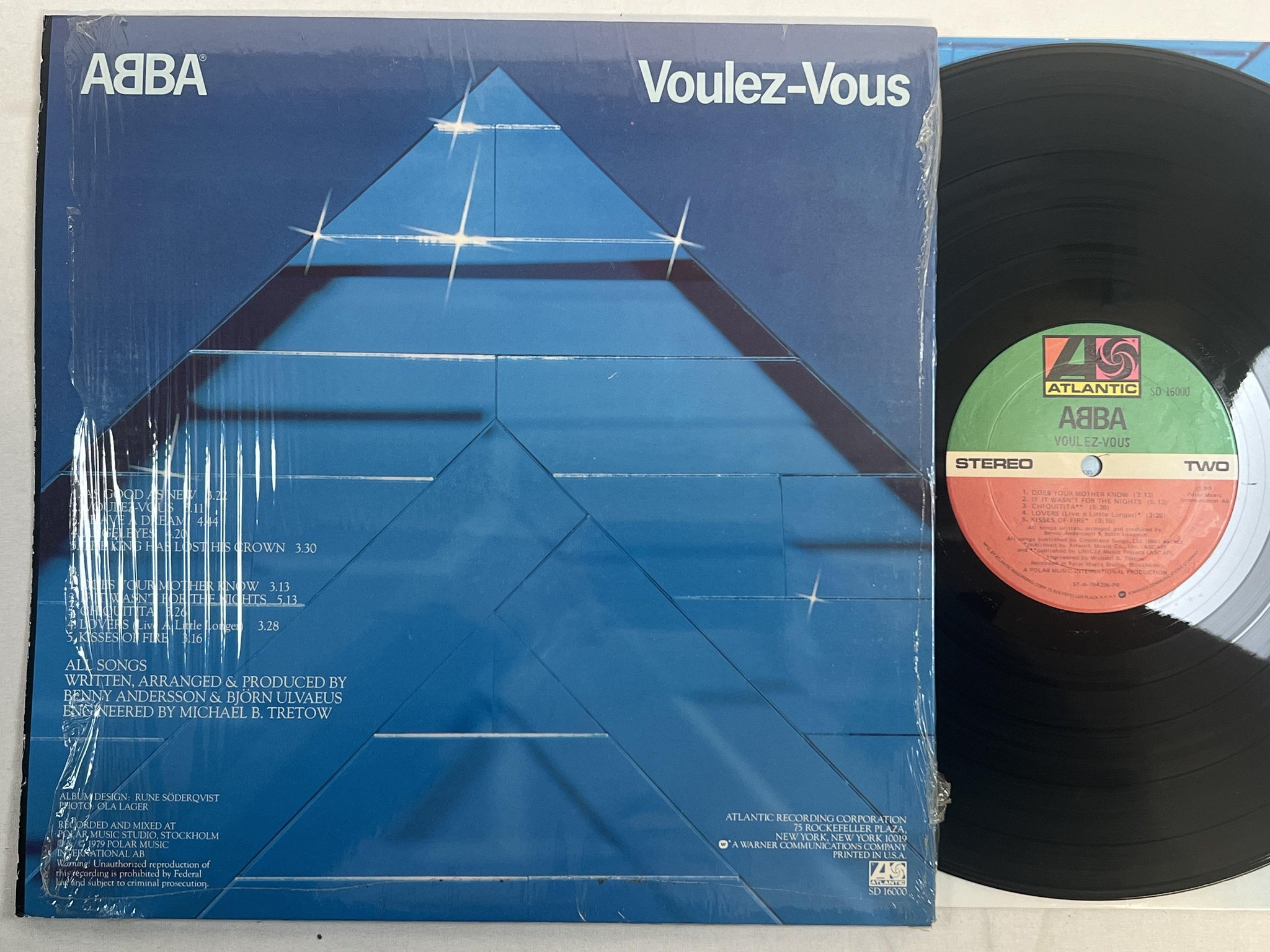 Omslagsbild för skivan ABBA voulez-vous LP -79 US ATLANTIC SD 16000