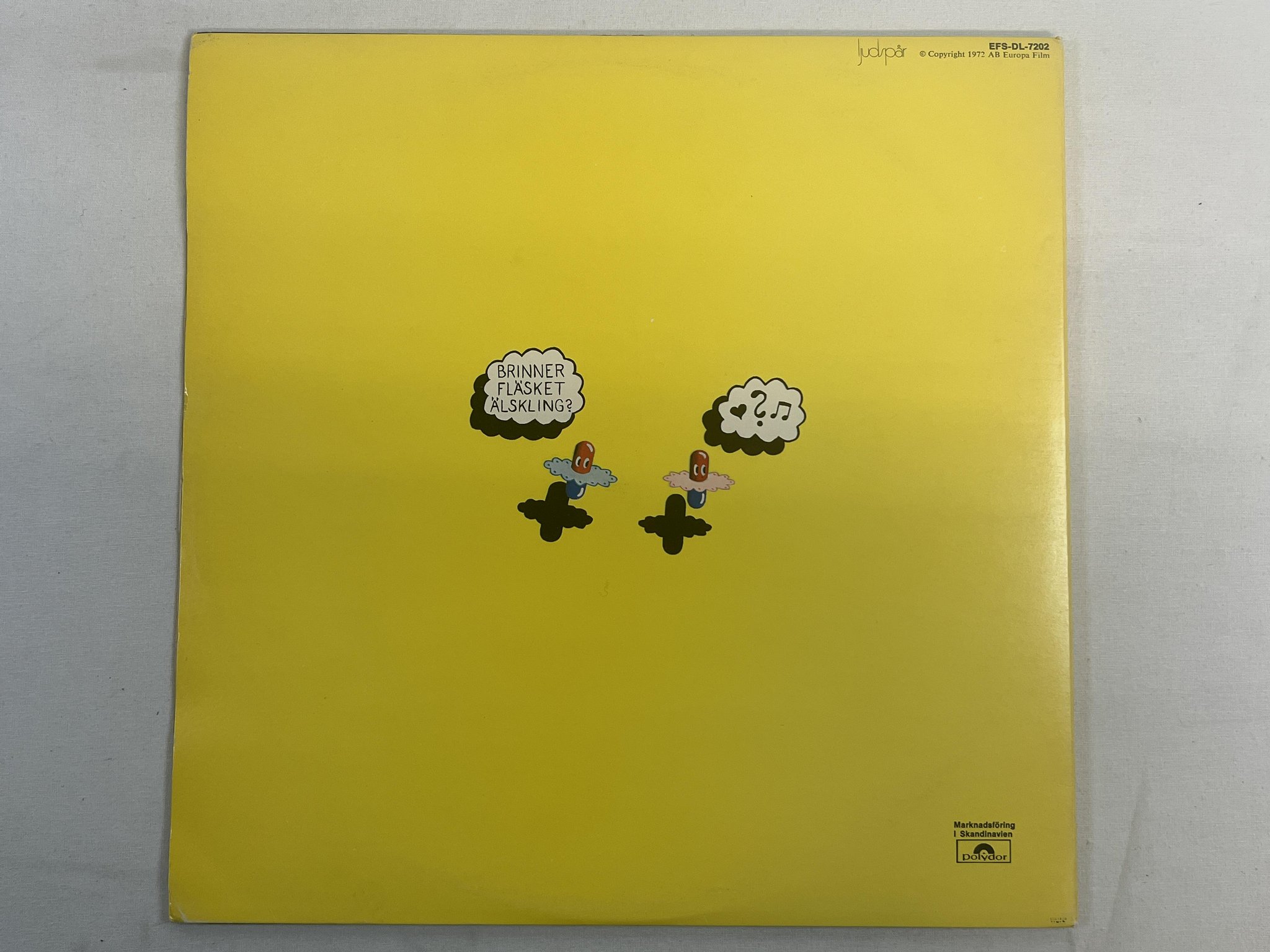 Omslagsbild för skivan FLÄSKET BRINNER Fläsket 2xLP -72 Swe LJUDSPÅR EFG-DL-7202