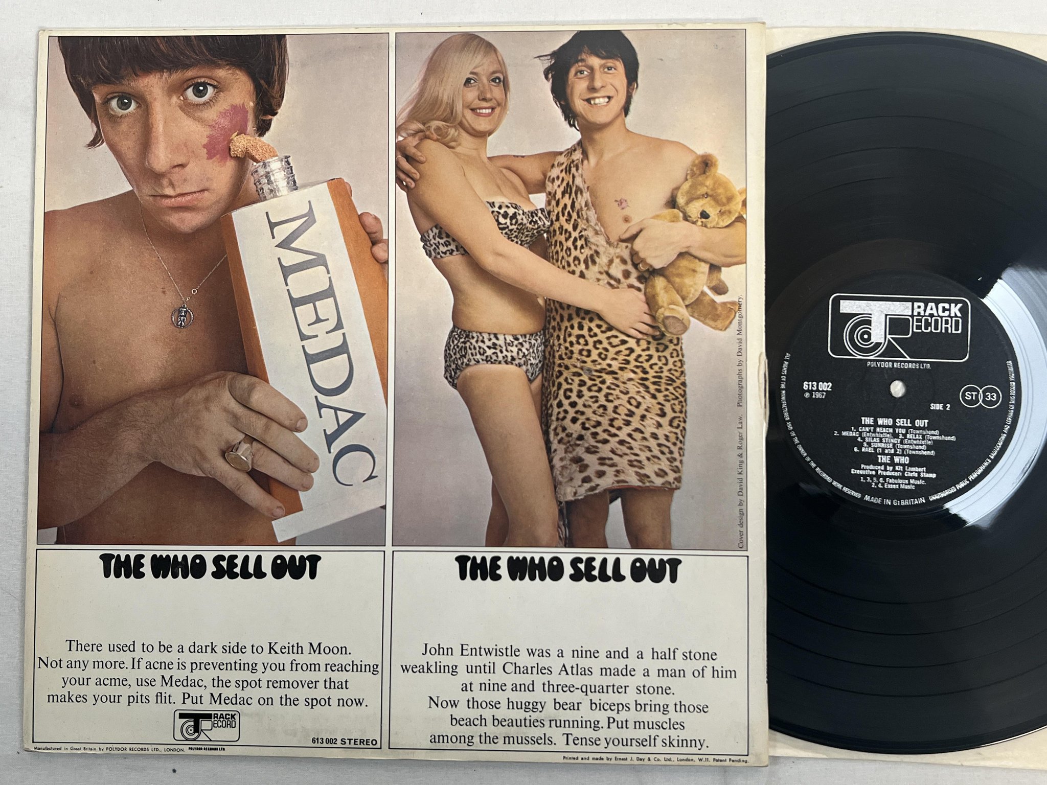 Omslagsbild för skivan THE WHO the who sell out LP -67 UK TRACK 613 002