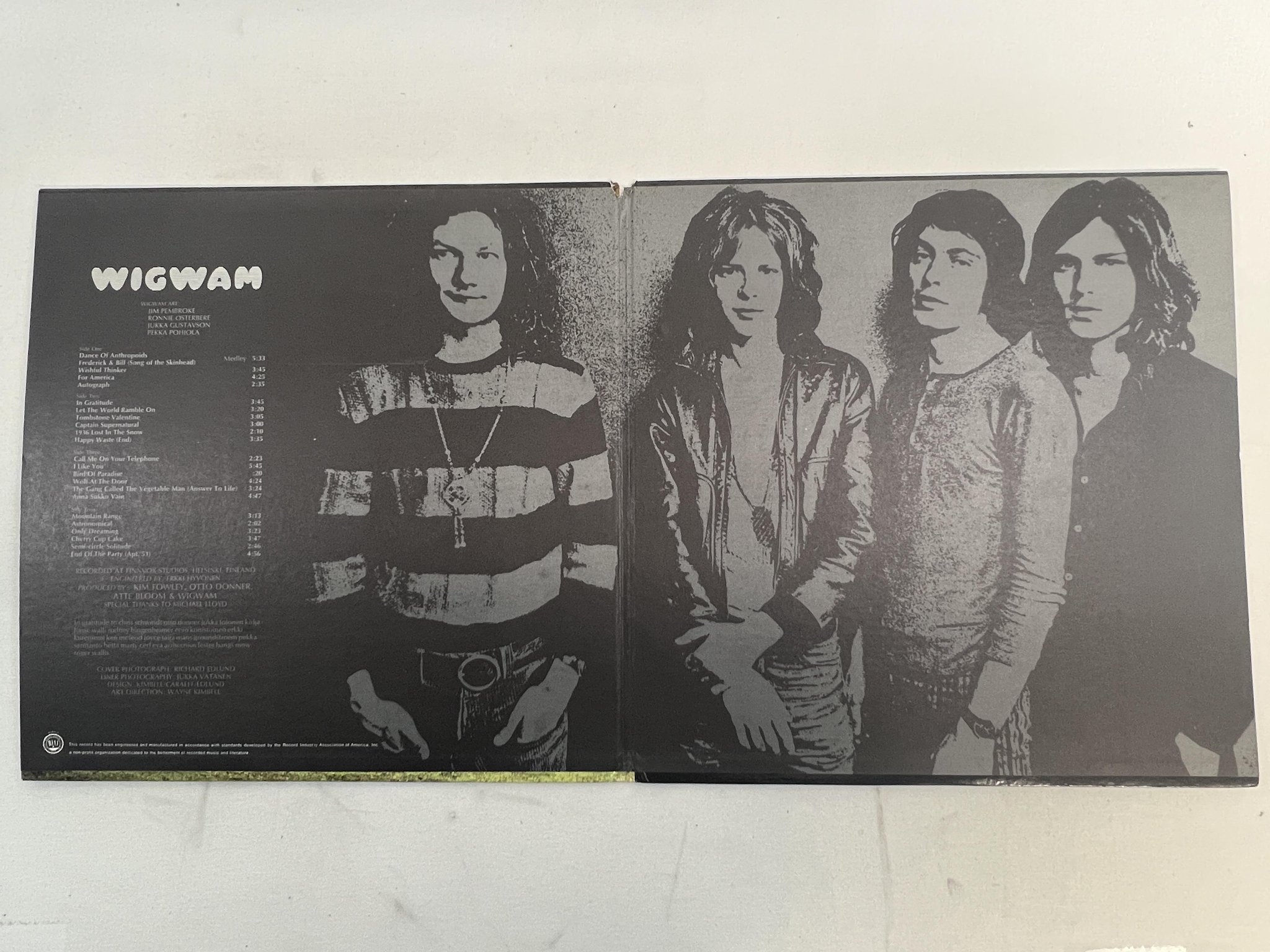 Omslagsbild för skivan WIGWAM tombstone valentine 2xLP -71 US VERVE FORECAST FTS 3089-2 ** PROG **