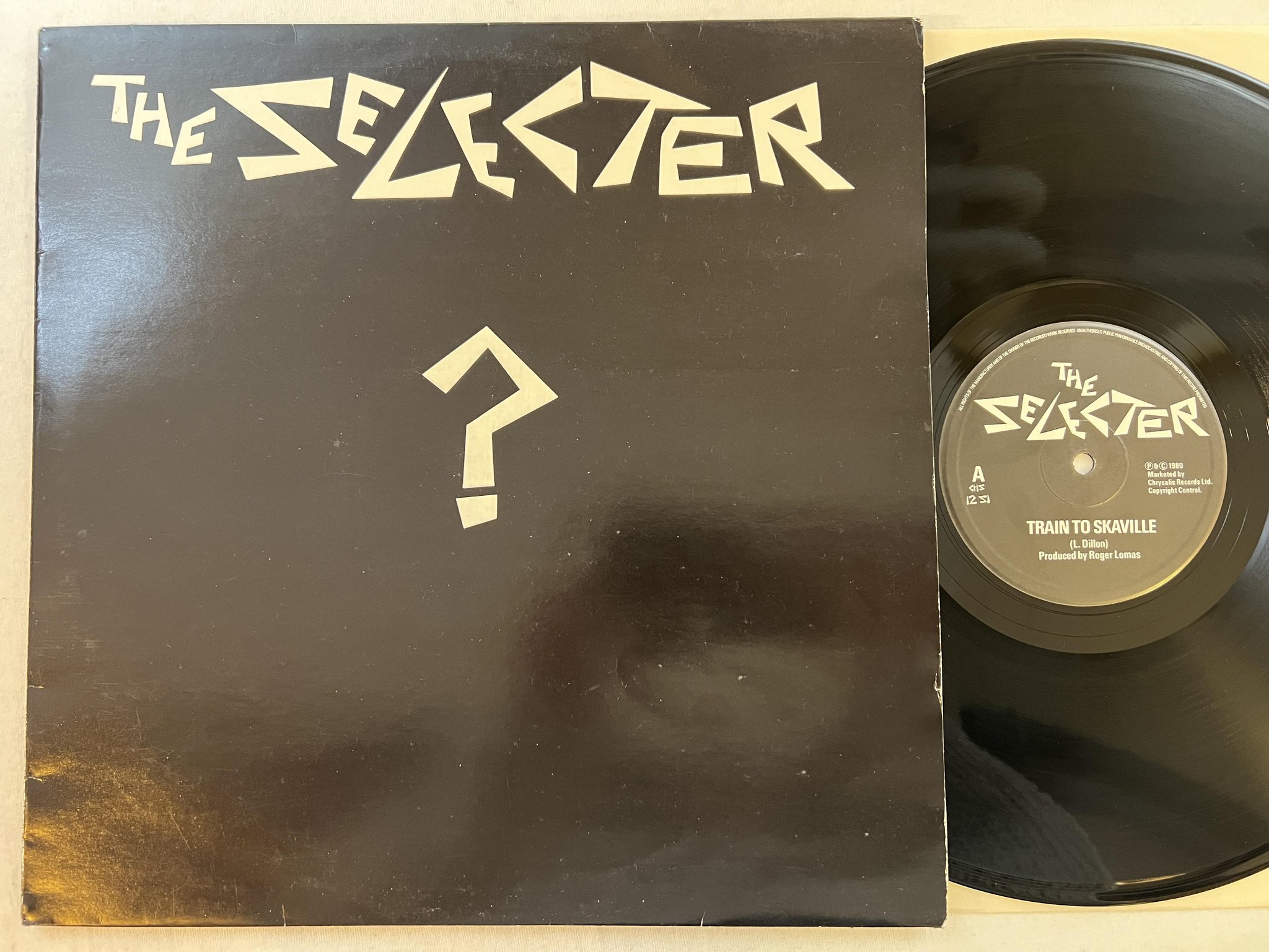 Omslagsbild för skivan THE SELECTER train to skaville 12"single -80 UK CHRYSALIS CHS 12 S1