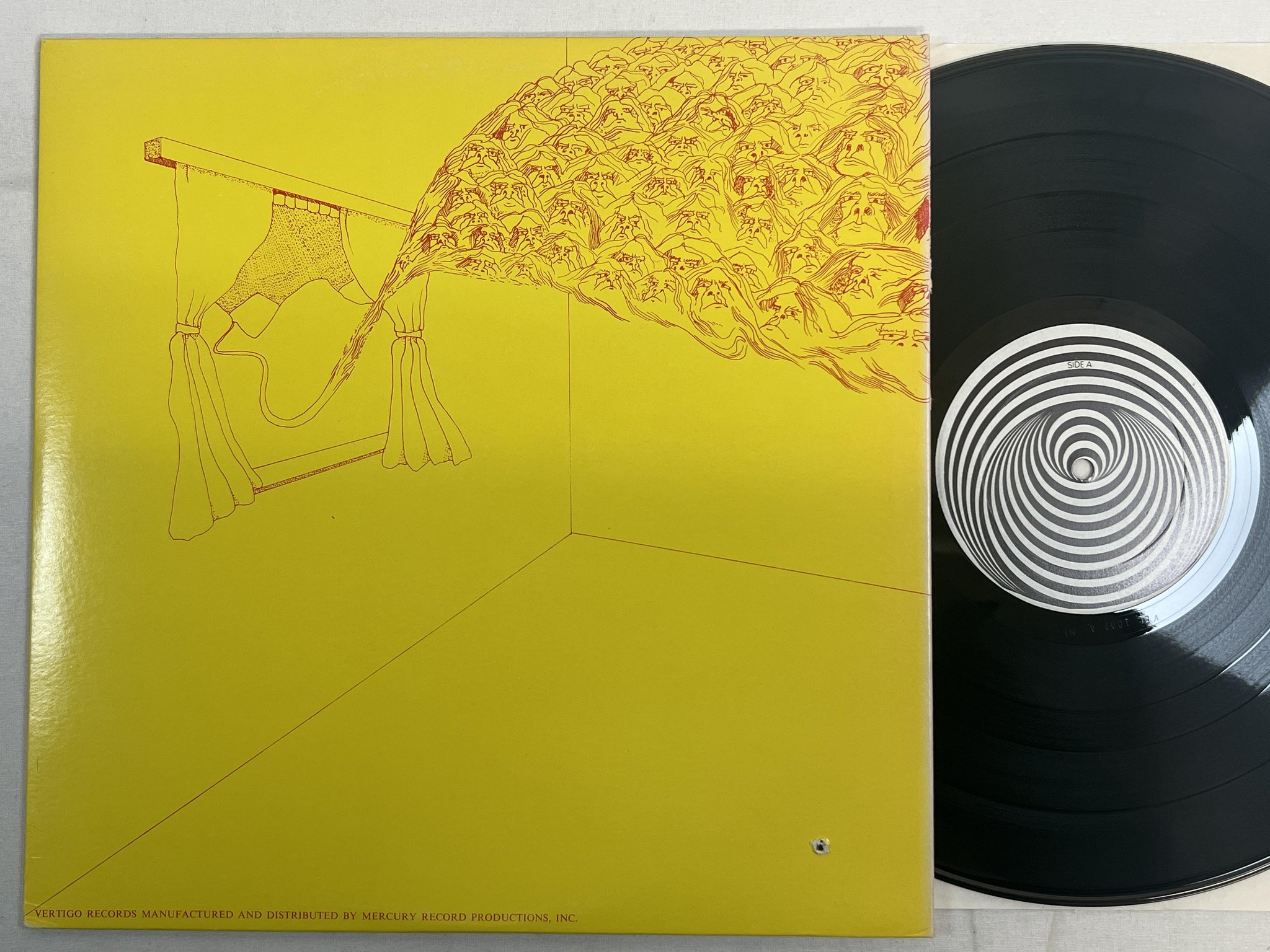 Omslagsbild för skivan PATTO s/t LP -71 US VERTIGO VEL-1001 *** GREAT HARD PROG ***