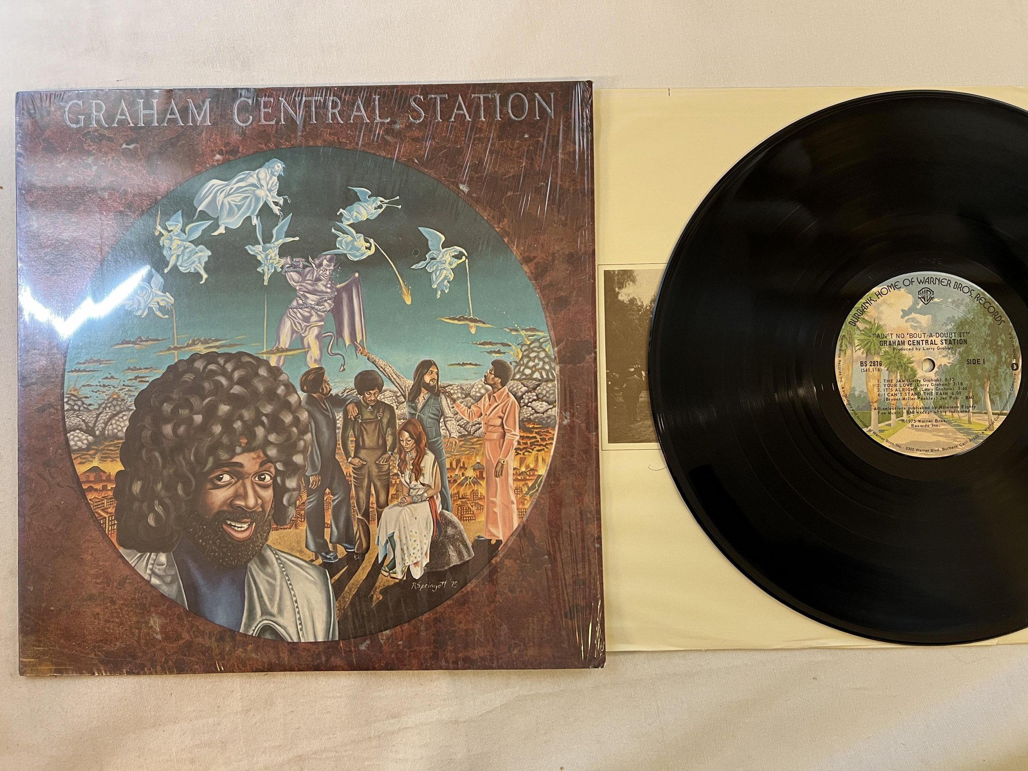 Omslagsbild för skivan GRAHAM CENTRAL STATION ain't no'bout-a-doubt it LP -75 US WARNER BS 2876