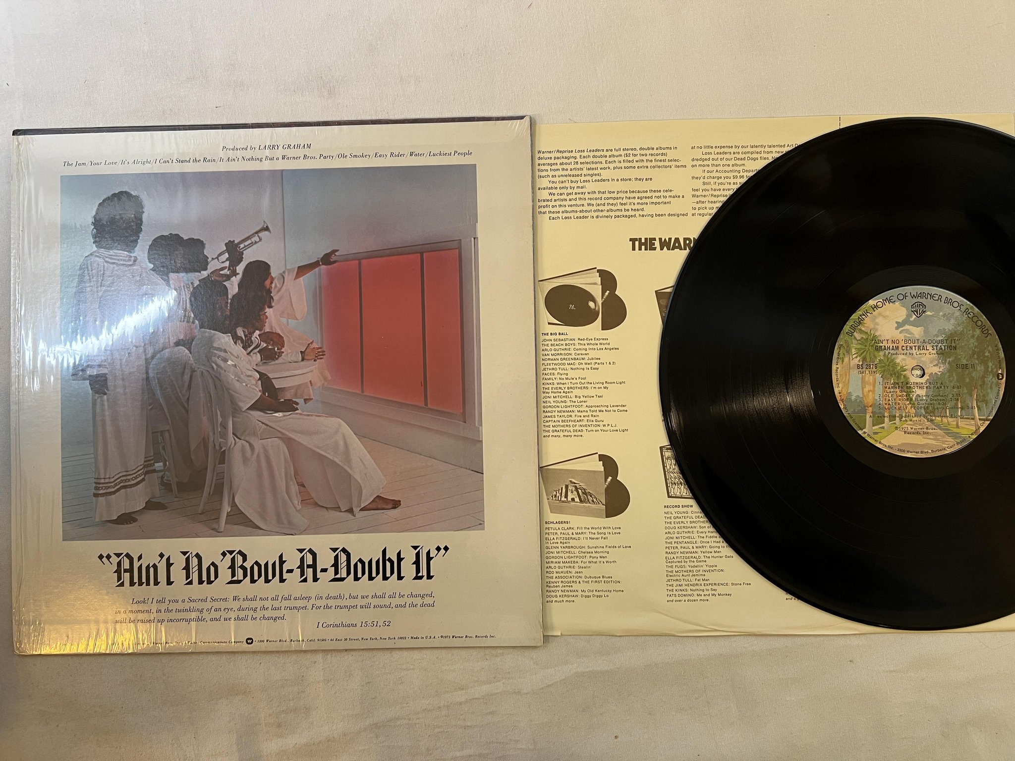 Omslagsbild för skivan GRAHAM CENTRAL STATION ain't no'bout-a-doubt it LP -75 US WARNER BS 2876