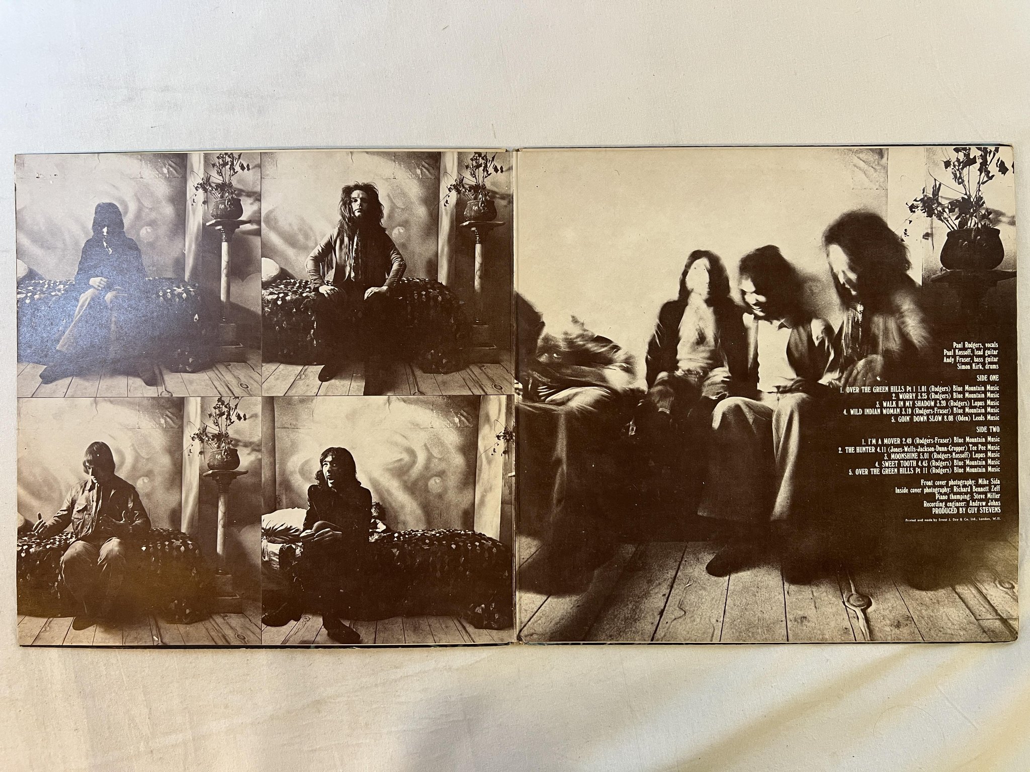 Omslagsbild för skivan FREE tons of sobs LP -69 UK ISLAND ILPS 9089