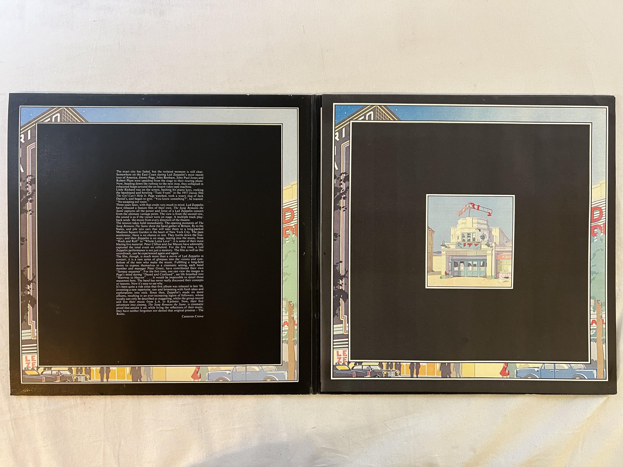 Omslagsbild för skivan LED ZEPPELIN the song remains the same 2xLP -76 US SWAN SONG SS 2-201