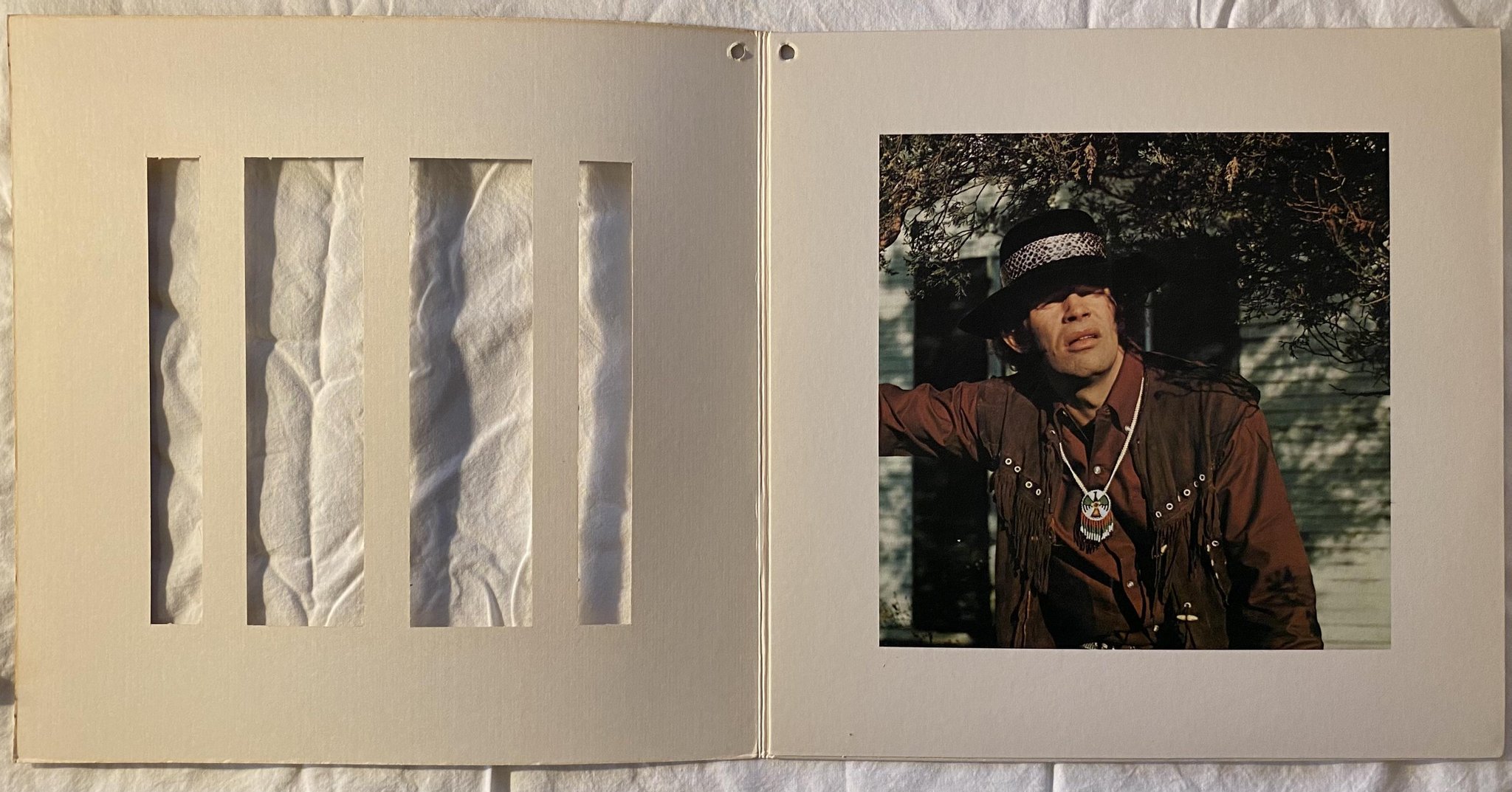 Omslagsbild för skivan DAVID ALLAN COE Penitentiary Blues LP -69 US SSS INTERNATIONAL SSS-9 ** RARE **