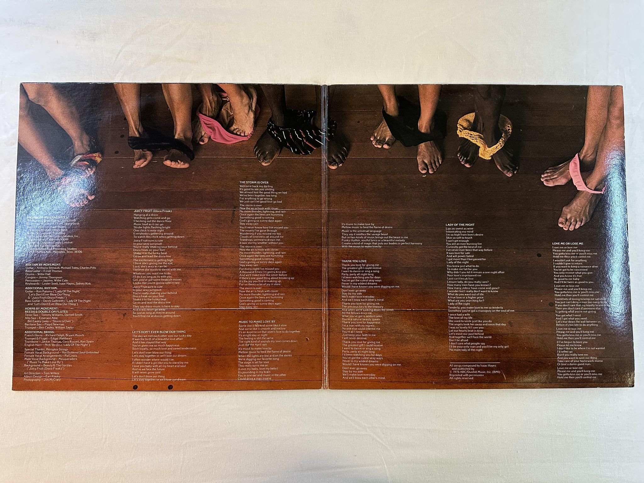 Omslagsbild för skivan ISAAC HAYES Juicy Fruit (Disco Freak) LP -76 US ABC ABCD-953