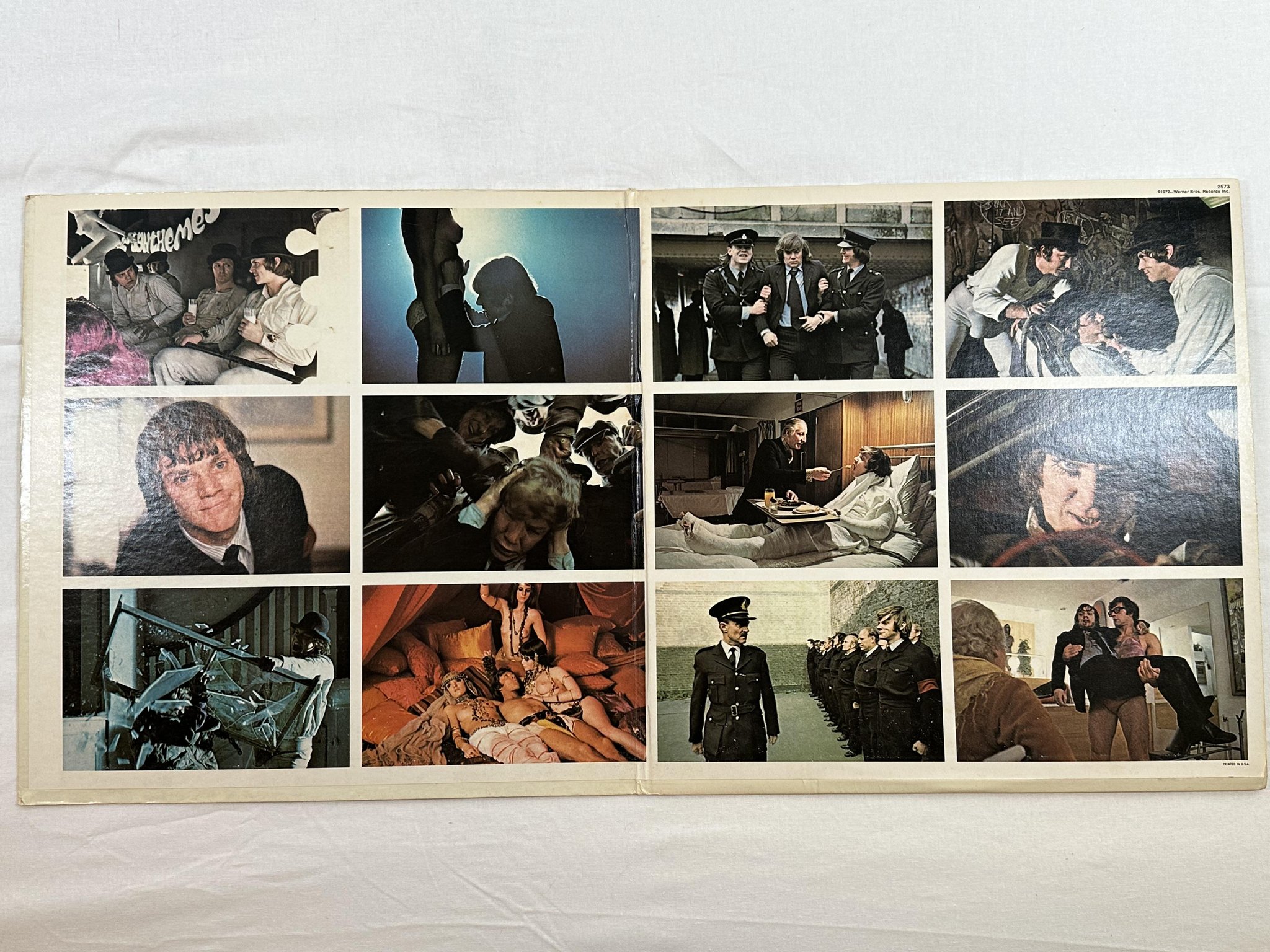 Omslagsbild för skivan A CLOCKWORK ORANGE soundtrack LP -72 US WARNER BS 2573