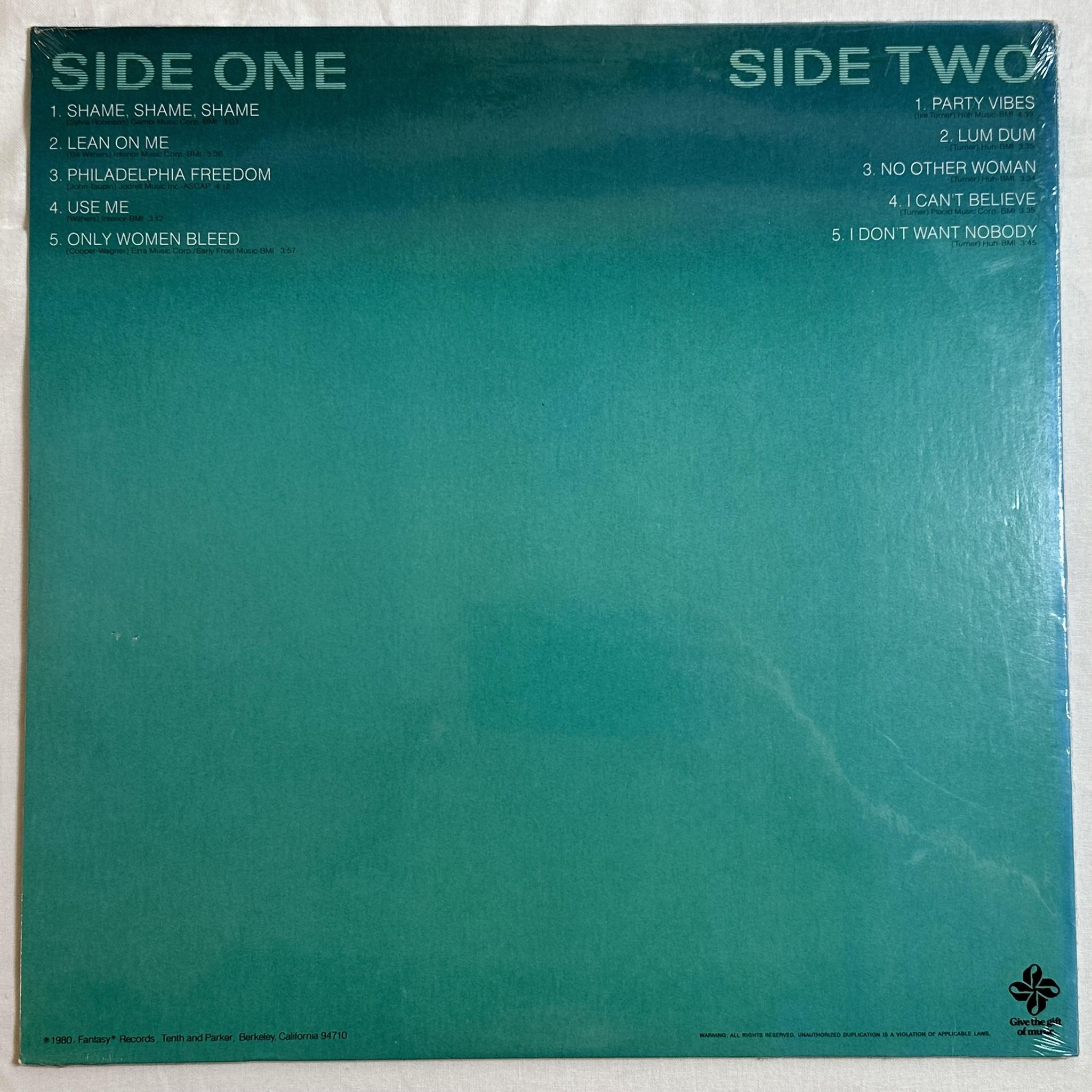 Omslagsbild för skivan IKE TURNER the edge LP -80 US FANTASY F-9597 ** still sealed **