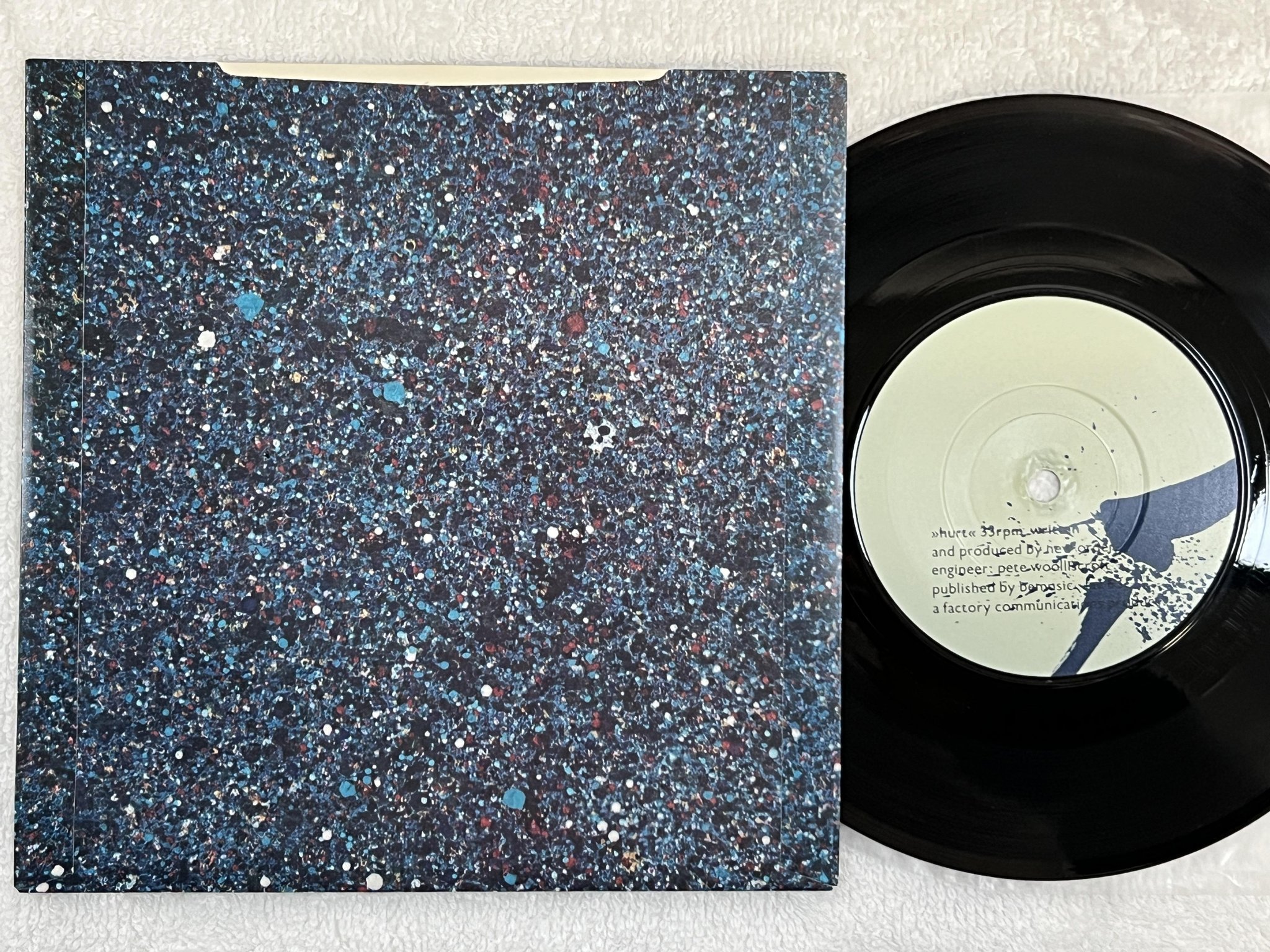 Omslagsbild för skivan NEW ORDER Temptation 7" -82 UK FACTORY FAC 63