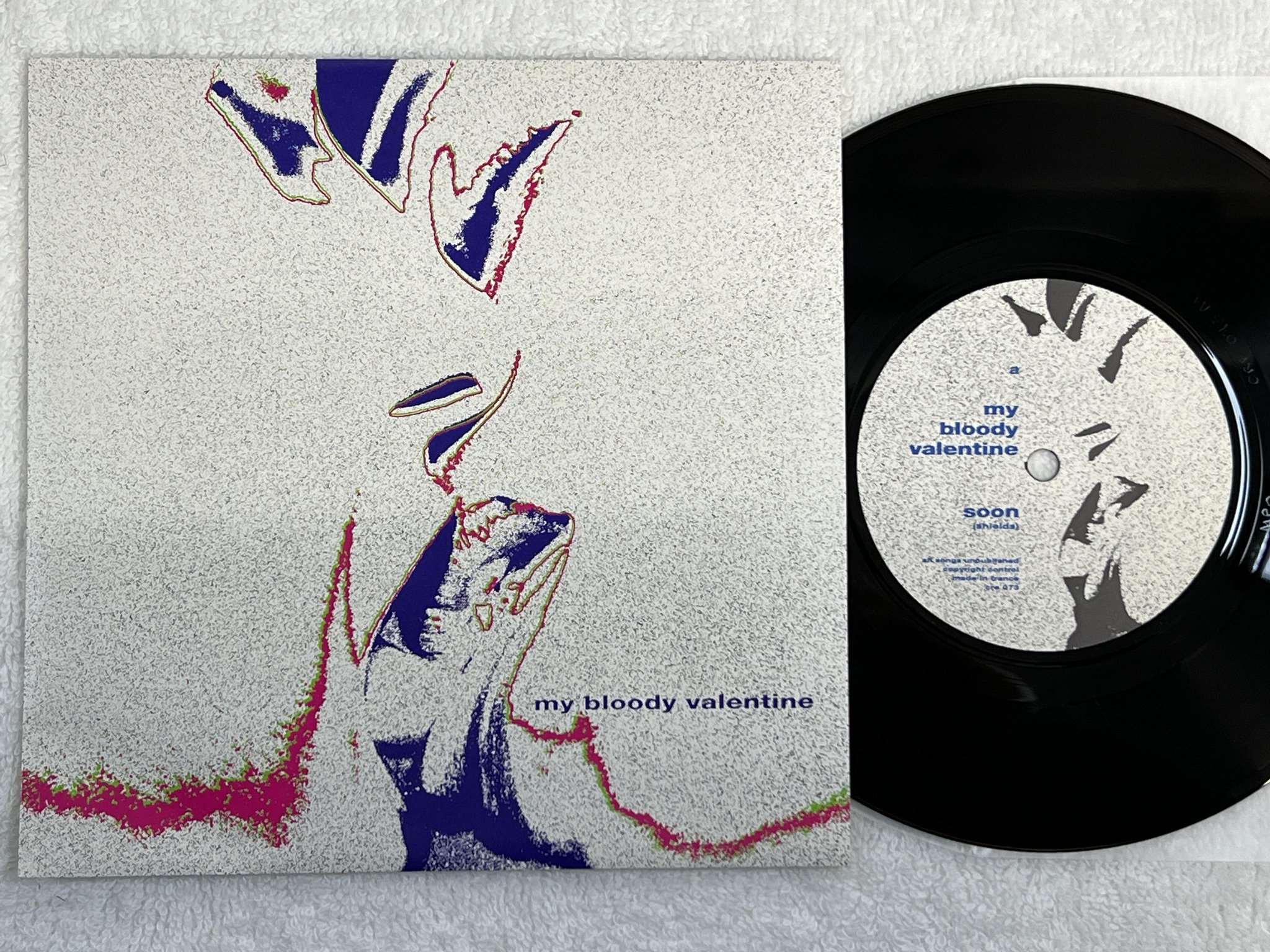 Omslagsbild för skivan MY BLOODY VALENTINE Soon 7" -90 UK CREATION CRE 073 ** RARE INDIE ROCK **