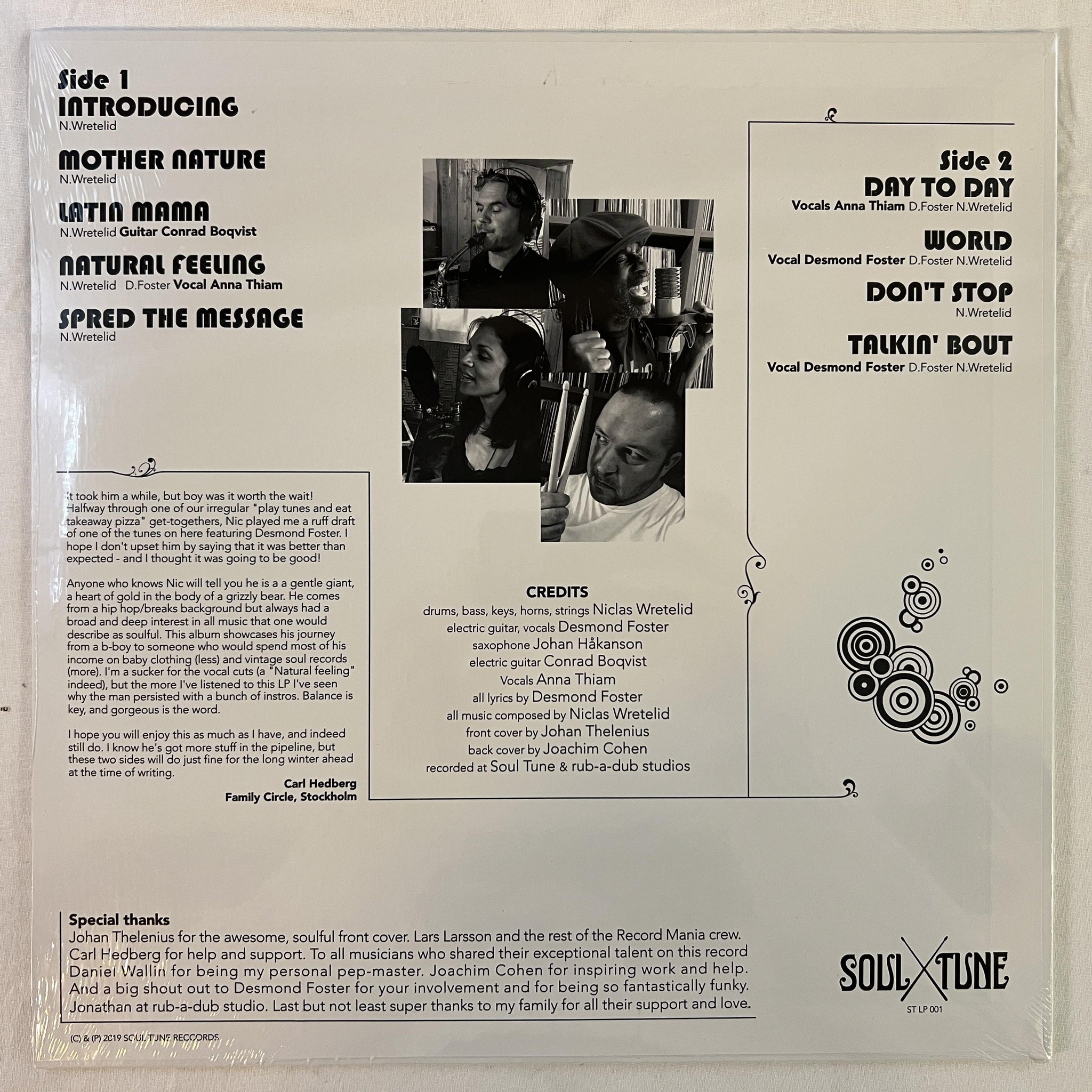 Omslagsbild för skivan SOUL TUNE ALL STARS introducing LP 2019 Swe SOUL TUNE STLP 001 ** SEALED **