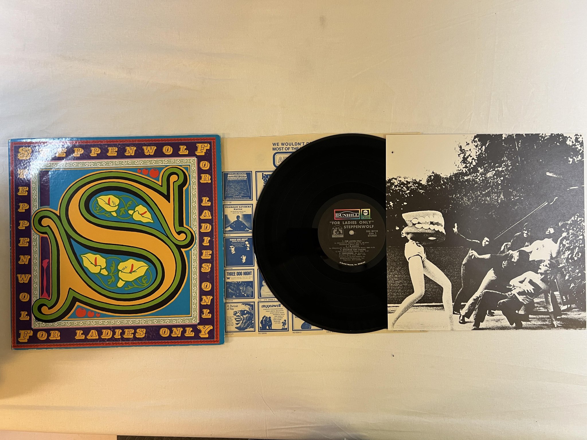 Omslagsbild för skivan STEPPENWOLF for ladies only LP US DUNHILL DSX 50110