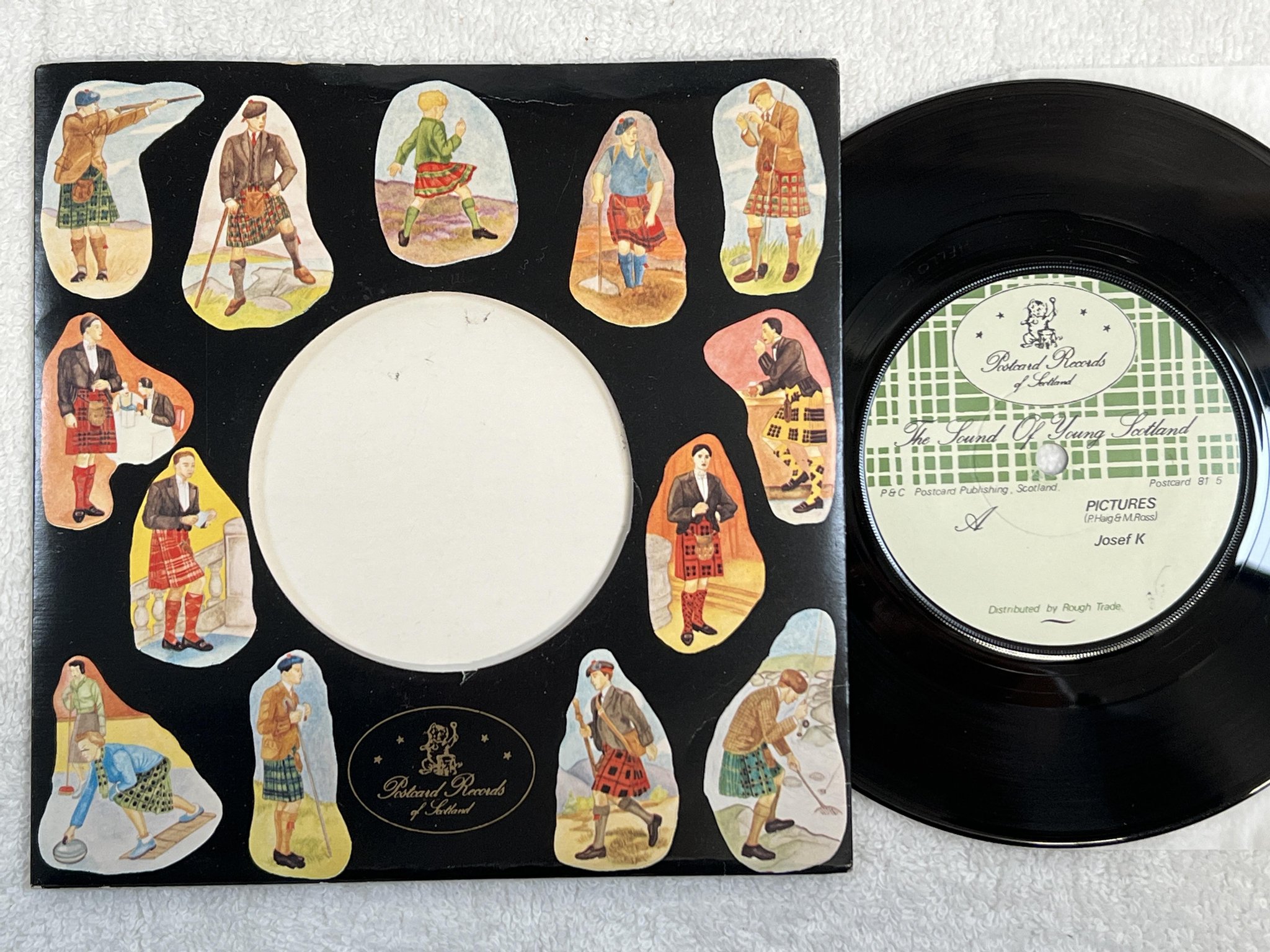 Omslagsbild för skivan JOSEF K Chance Meeting 7" -81 UK POSTCARD 81 5 *** NEW WAVE ***