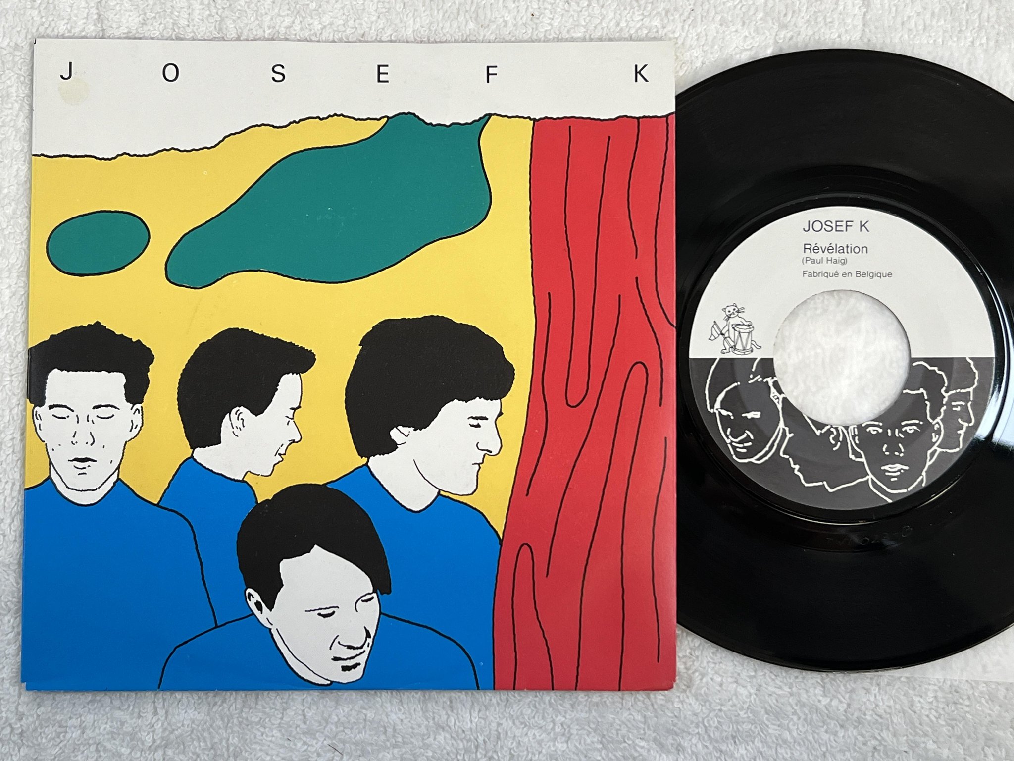 Omslagsbild för skivan JOSEF K Sorry For Laughing 7" -81 BELGIUM TWI 023 *** INDIE / NEW WAVE ***