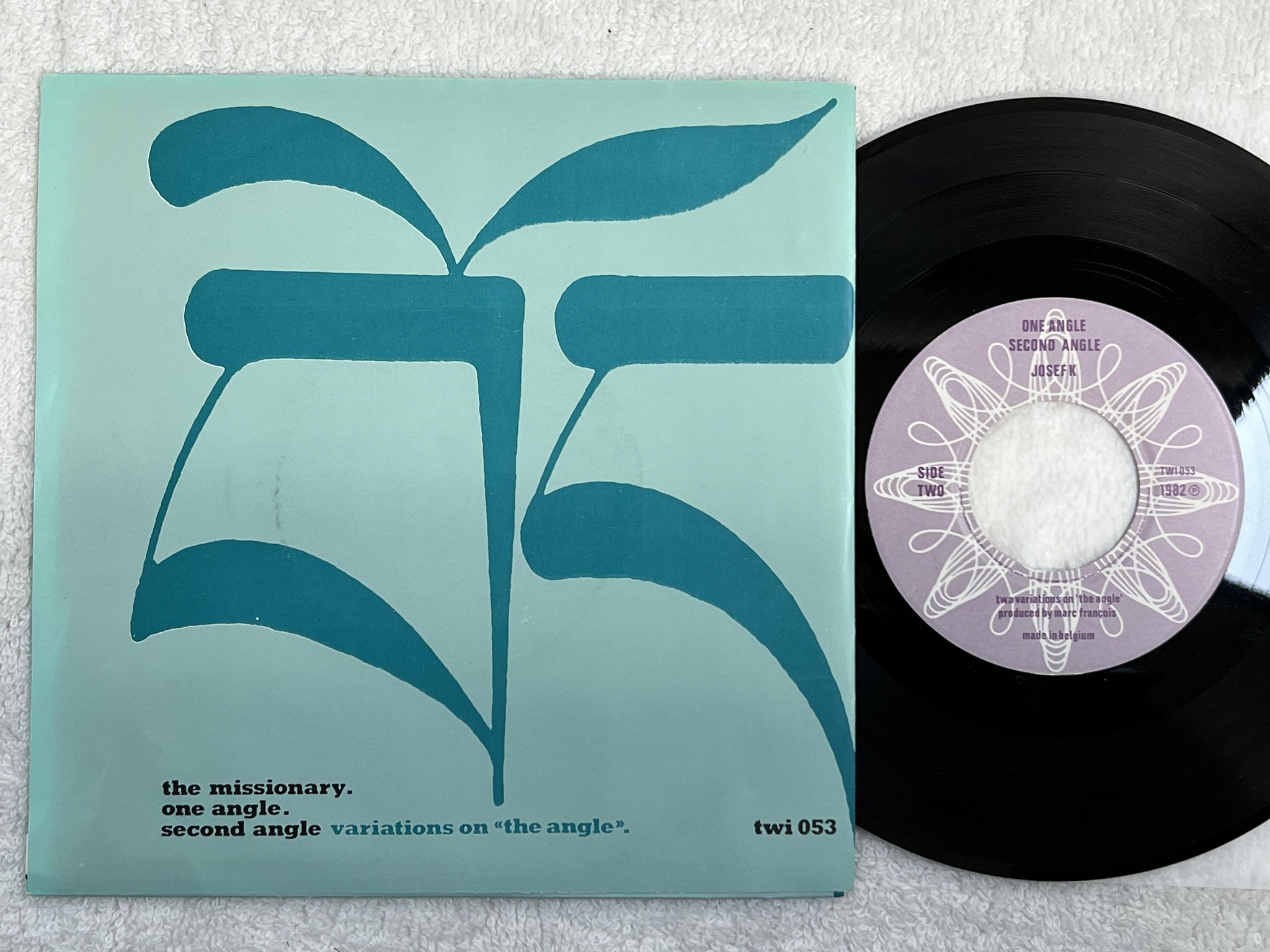 Omslagsbild för skivan JOSEF K The Farewell Single 7" -81 BELGIUM TWI 053 *** NEW WAVE ***