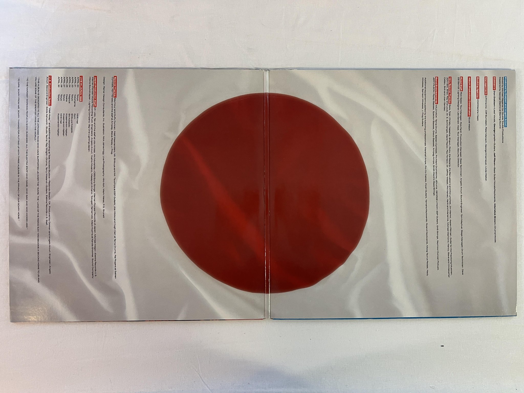 Omslagsbild för skivan DOKKEN beast from the east LP -88 Ger ELEKTRA 960 823-1