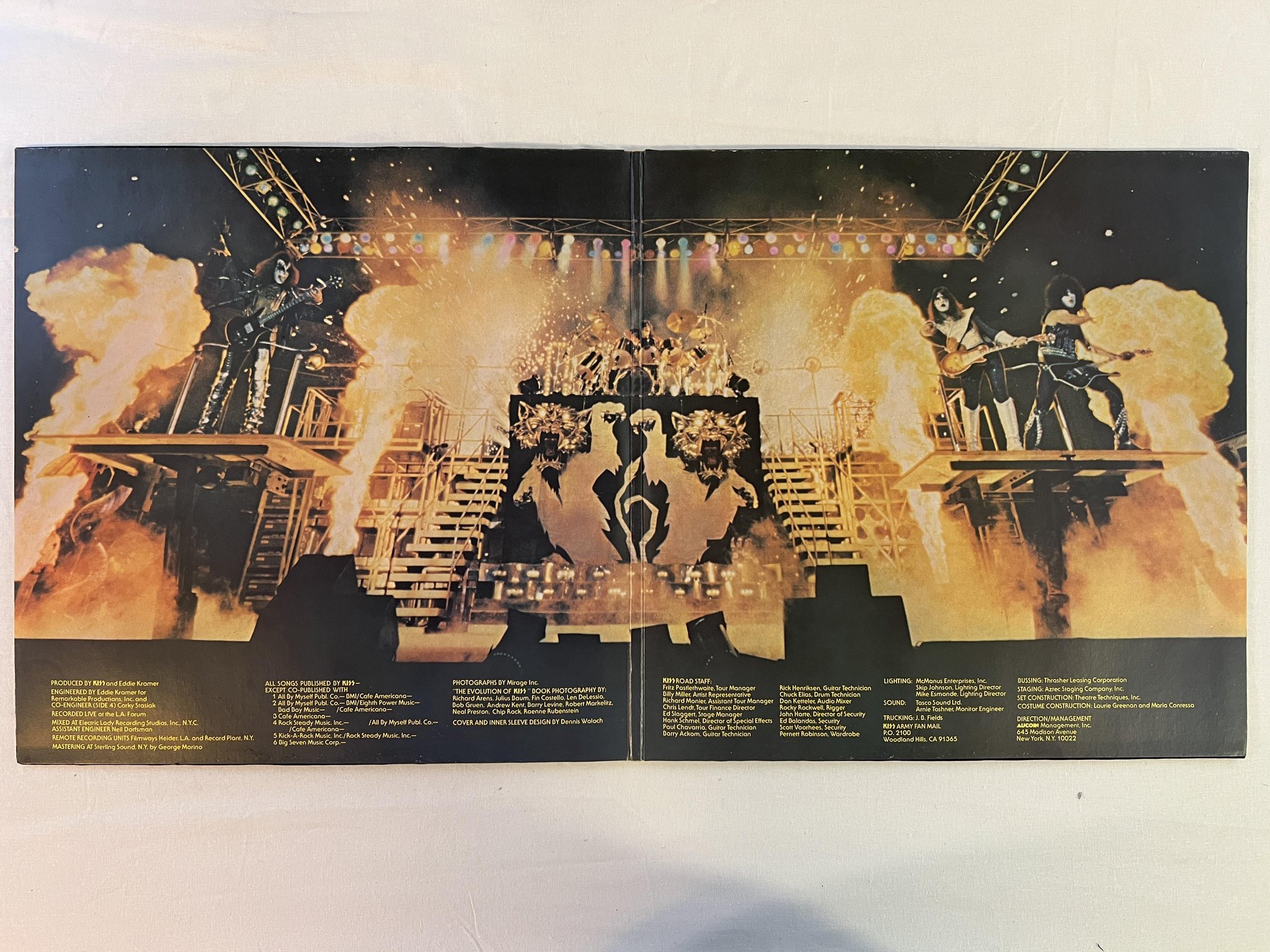 Omslagsbild för skivan KISS alive 2xLP -77 Hol CASABLANCA 9128040