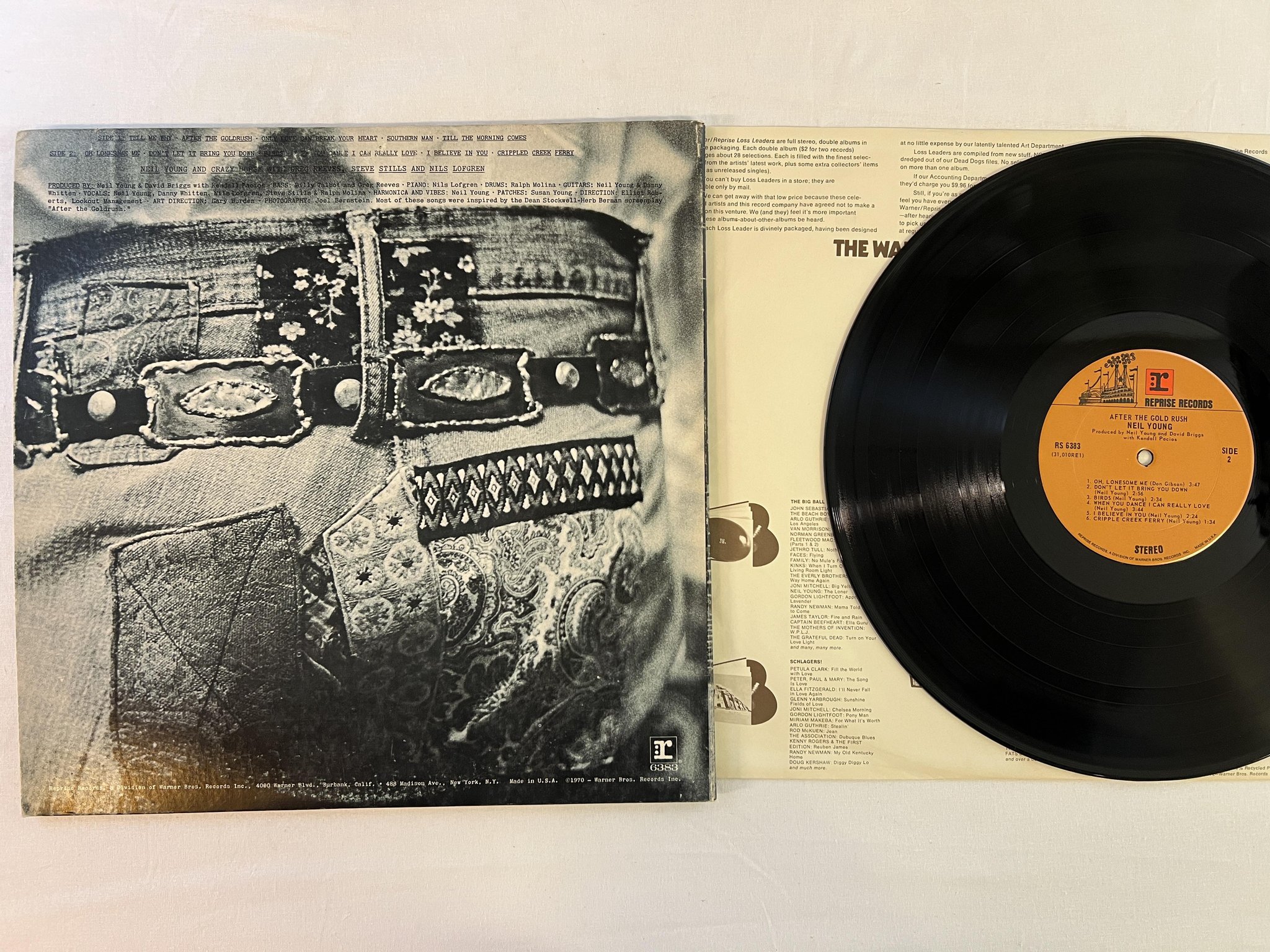 Omslagsbild för skivan NEIL YOUNG after the gold rush LP -70 US REPRISE RS 6383