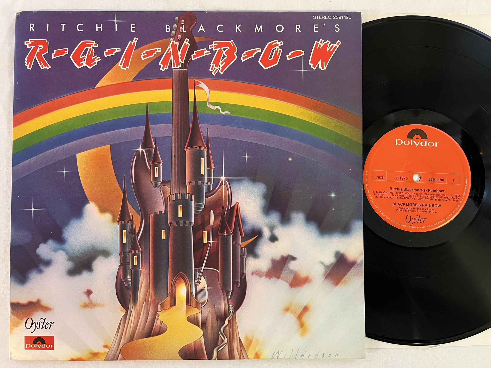 Omslagsbild för skivan RAINBOW Richie Blackmore's Rainbow LP -75 ncb POLYDOR 2391 190