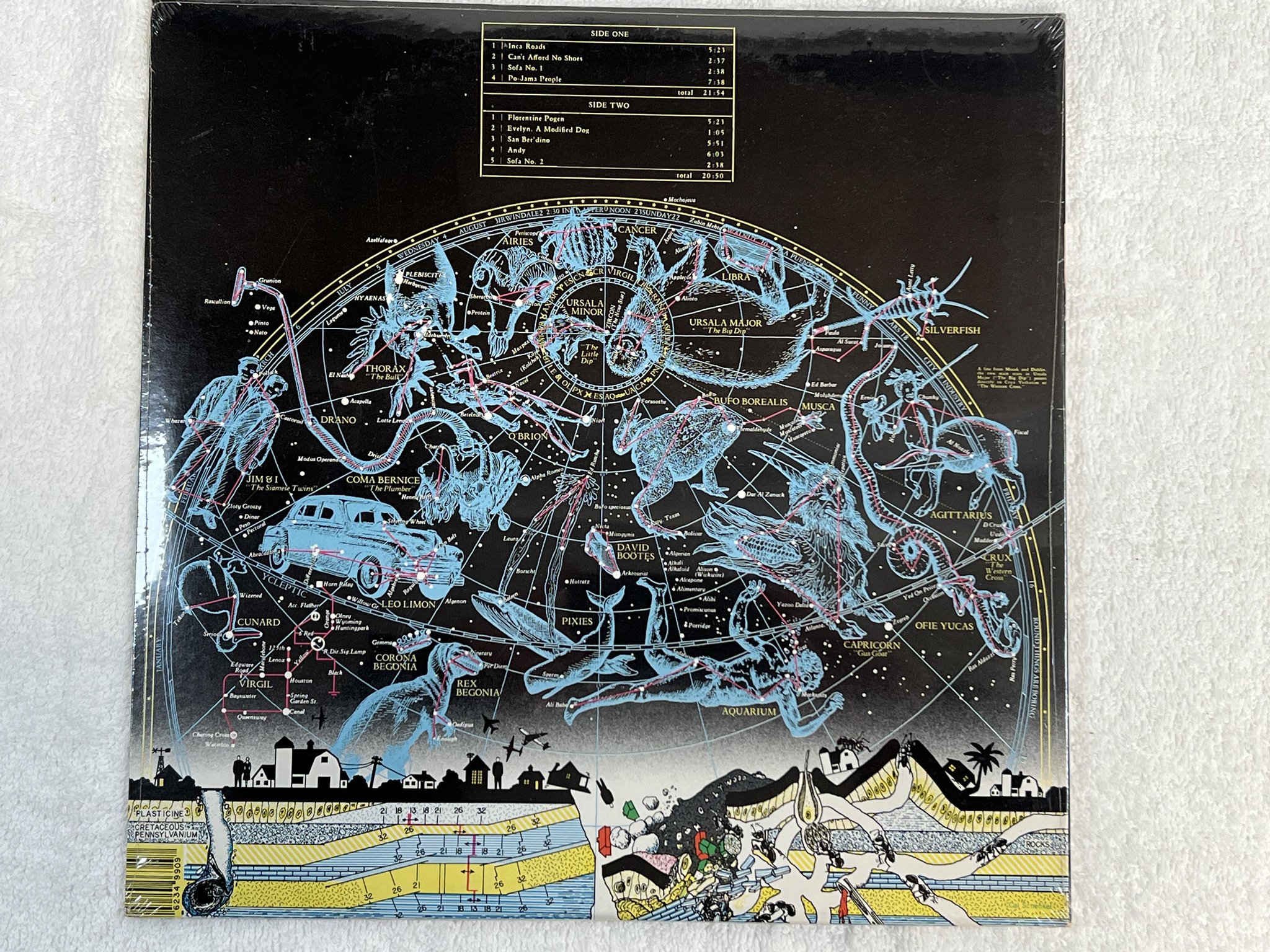 Omslagsbild för skivan FRANK ZAPPA one size fits all LP -75 DISCREET DS 2216 ** SEALED **