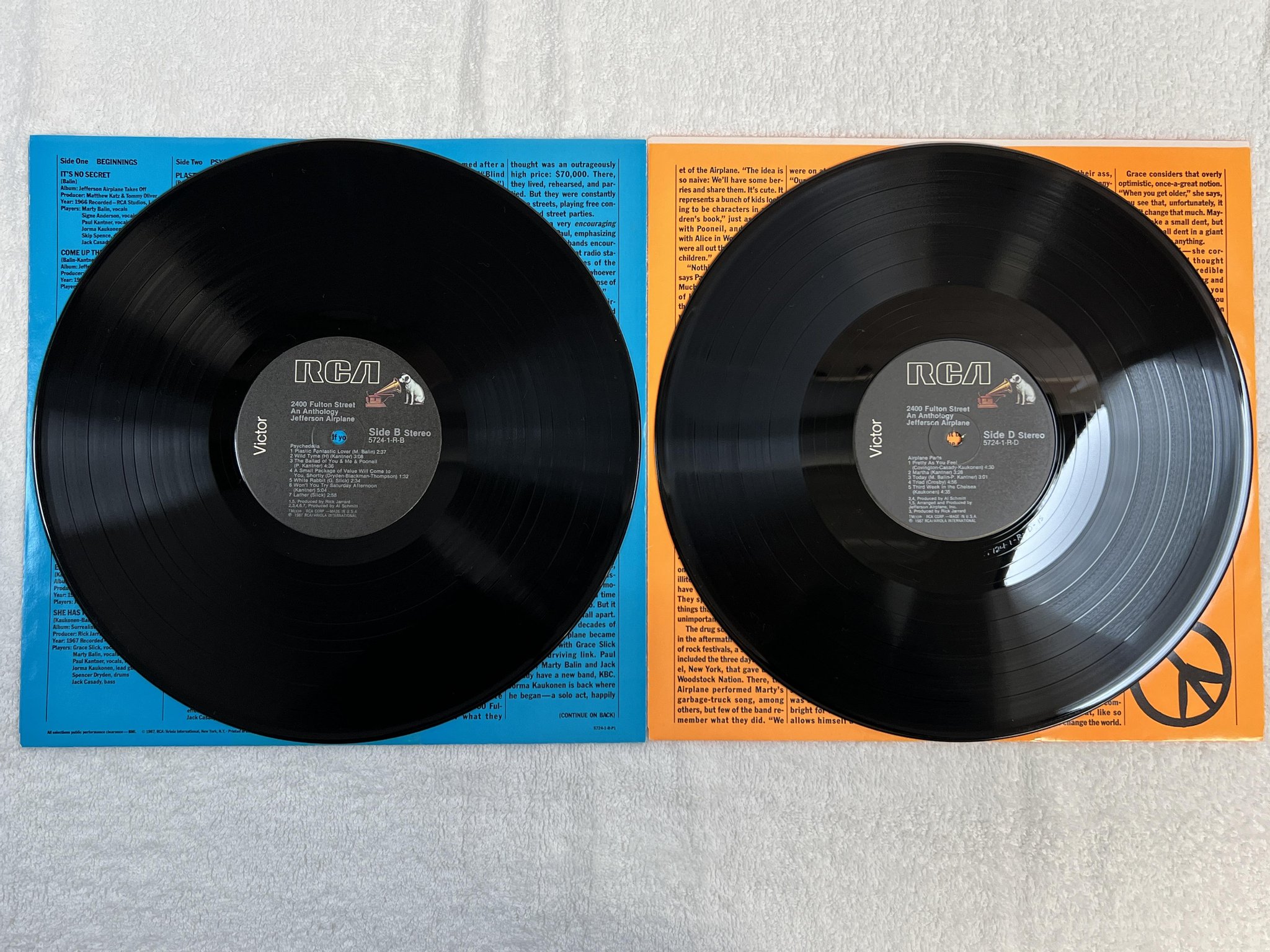 Omslagsbild för skivan JEFFERSON AIRPLANE 2400 fulton street 2xLP US RCA 5724-1-R