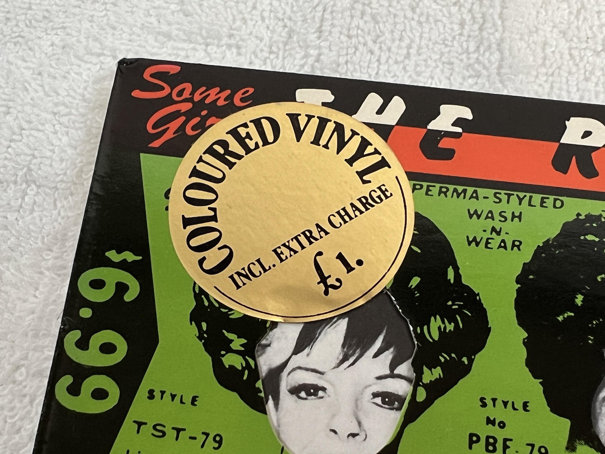 Omslagsbild för skivan THE ROLLING STONES some girls LP -78 Hol 5C 062-61016 *** orange vinyl ***