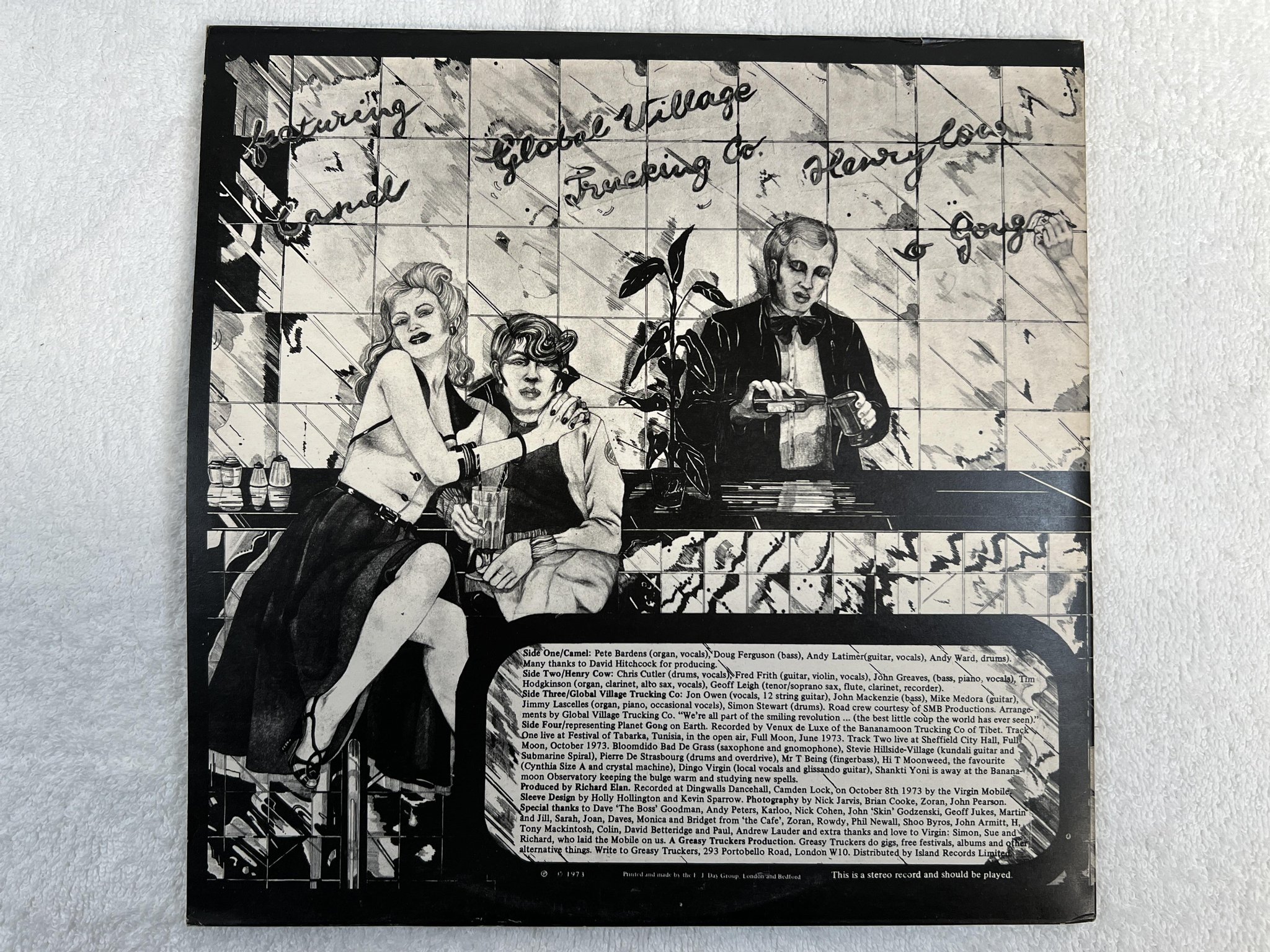 Omslagsbild för skivan V/A Greasy Truckers Live At Dingwalls Dance Hall 2xLP -73 UK GT 4997