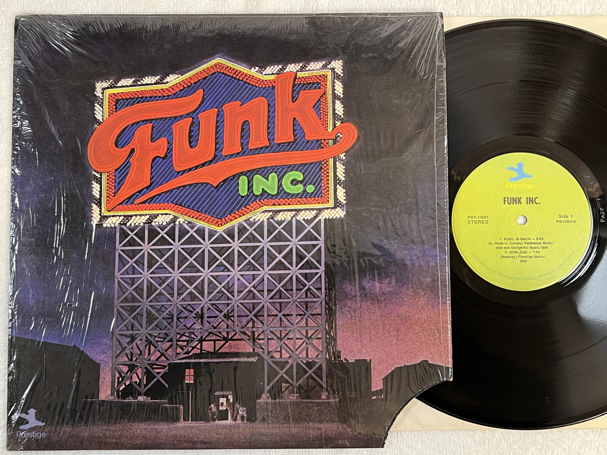 Omslagsbild för skivan FUNK INC s/t LP US PRESTIGE PRST10031 *** KILLER JAZZ FUNK ***