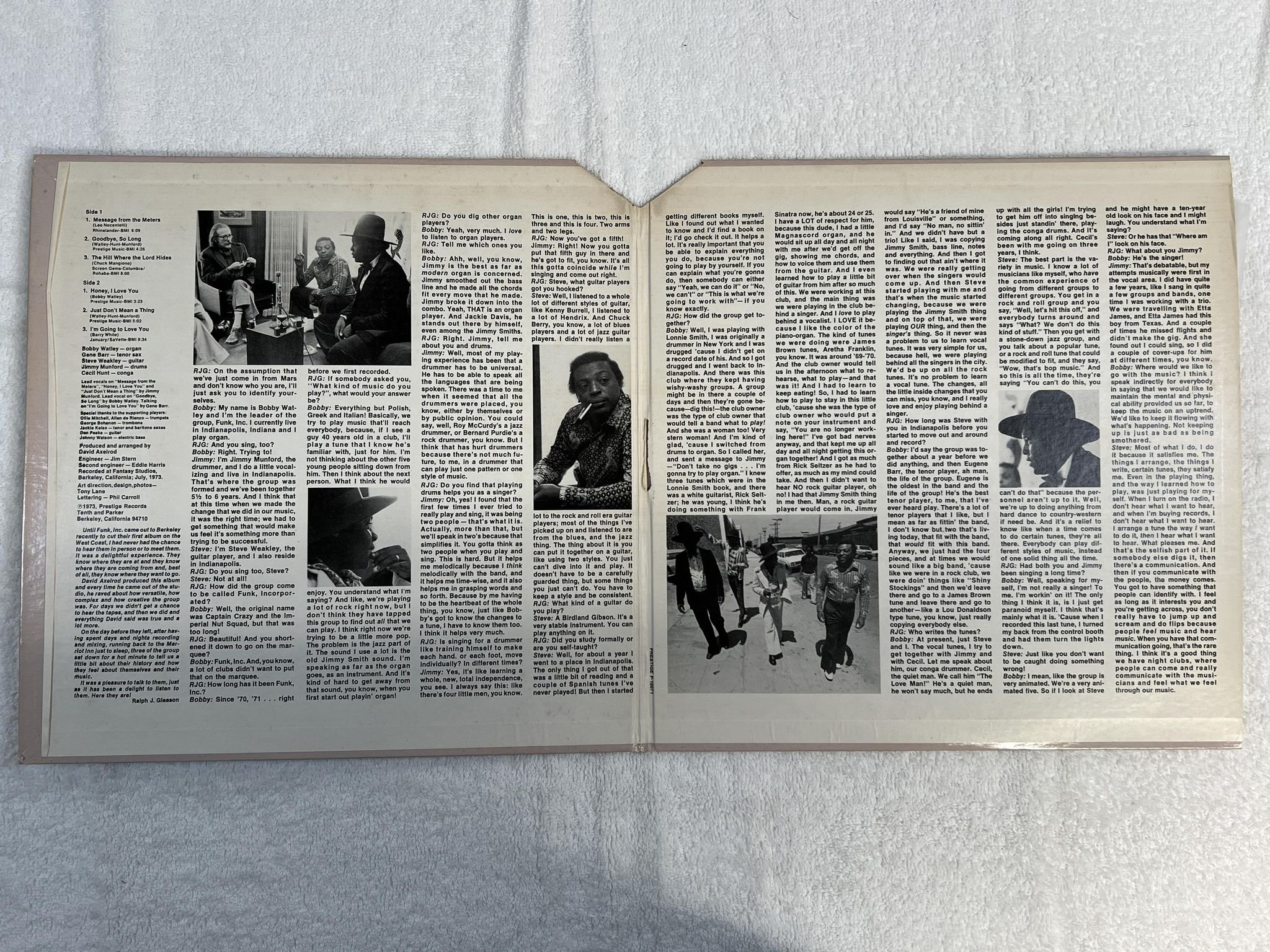 Omslagsbild för skivan FUNK INC superfunk LP -73 US PRESTIGE P-10071 * RARE SOUL FUNK *