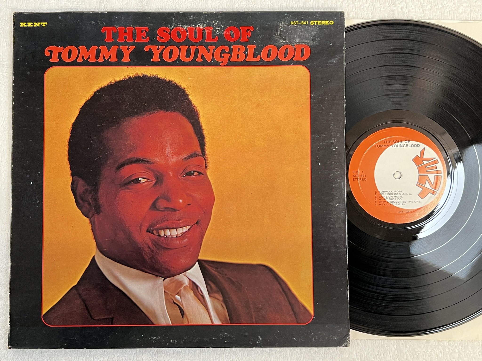 Omslagsbild för skivan TOMMY YOUNGBLOOD the soul of LP -70 US KENT KST-541 ** RARE SOUL **