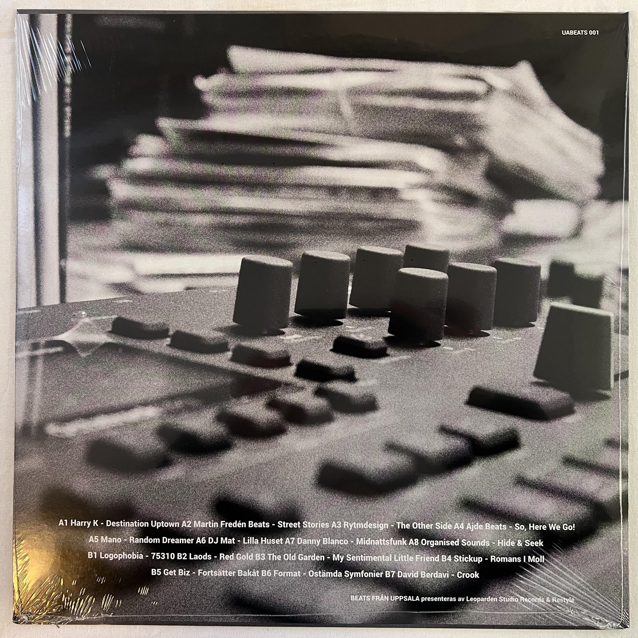 Omslagsbild för skivan V/A Beats Från Uppsala LP 2023 LEOPARDEN STUDIO UABEATS001 ** 200 copies **