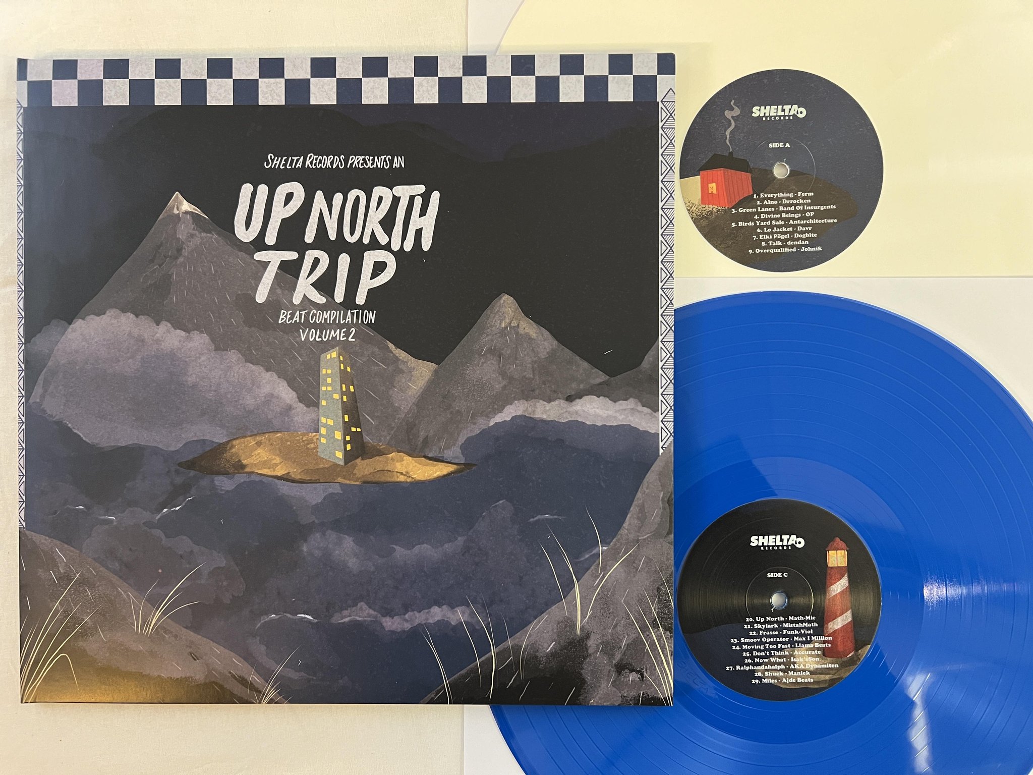 Omslagsbild för skivan V/A Up North Trip (Beat Compilation Volume 2xLP 2022 SHELTA
