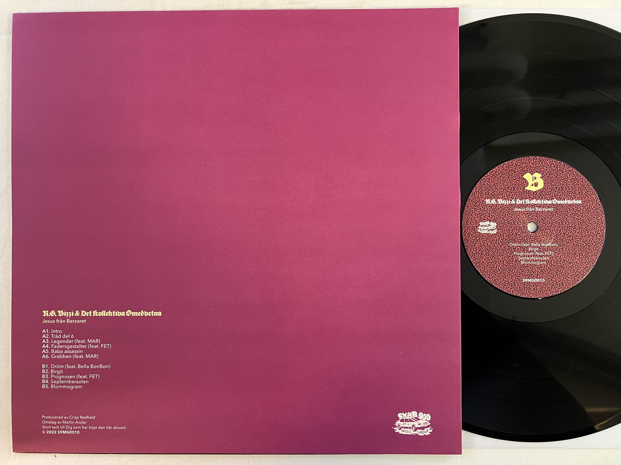 Omslagsbild för skivan R.G. BIZZI Jesus Från Barzaret LP 2022 sxxb900mg S9MG0010