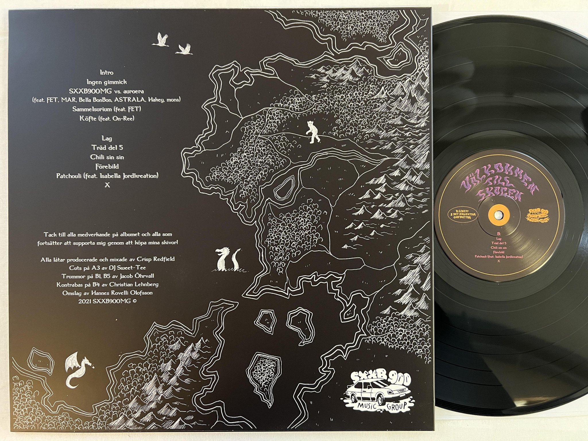 Omslagsbild för skivan R.G. BIZZI Välkommen Till Skogen LP 2022 sxxb900mg S9MG0009