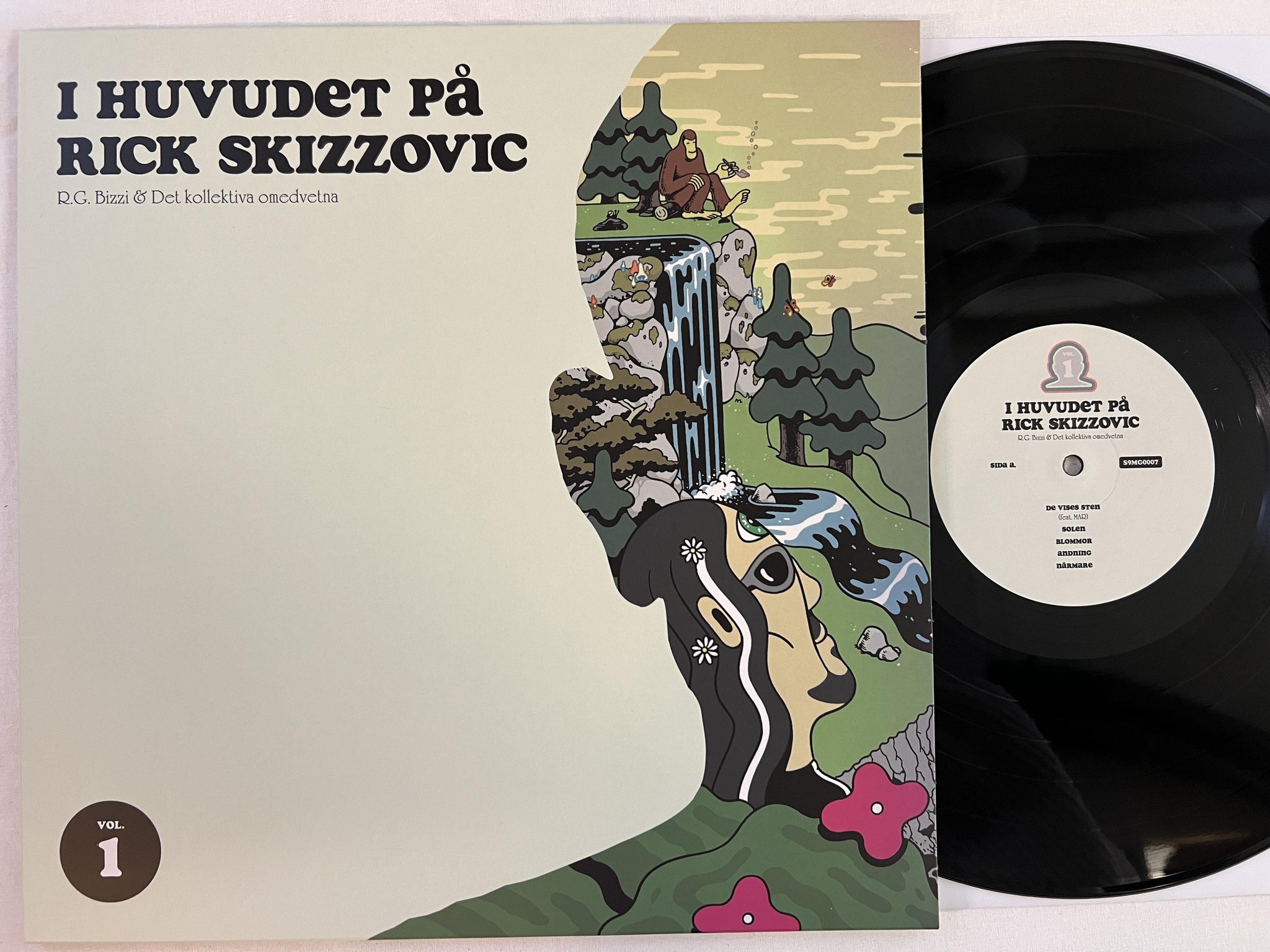 Omslagsbild för skivan R.G. BIZZI Huvudet På Rick Skizzovic Vol. 1 LP 2021 SXXB900MG S9MG0007