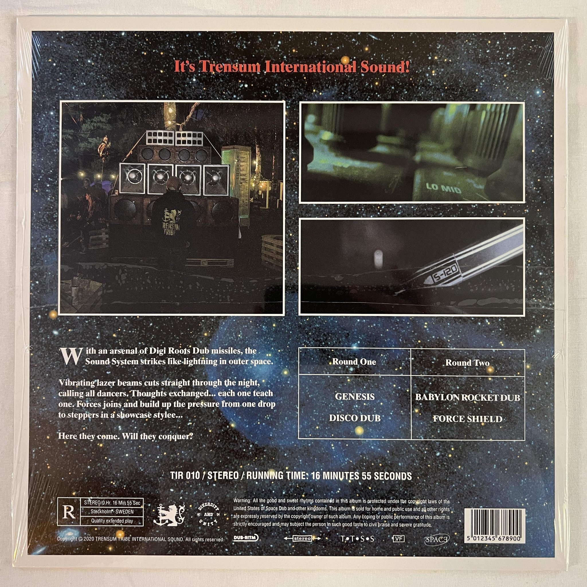 Omslagsbild för skivan TRENSUM TRIBE SoundsystemMusic Volume 112" 2021 TIR 010 ELECTRONIC DUB REGGAE