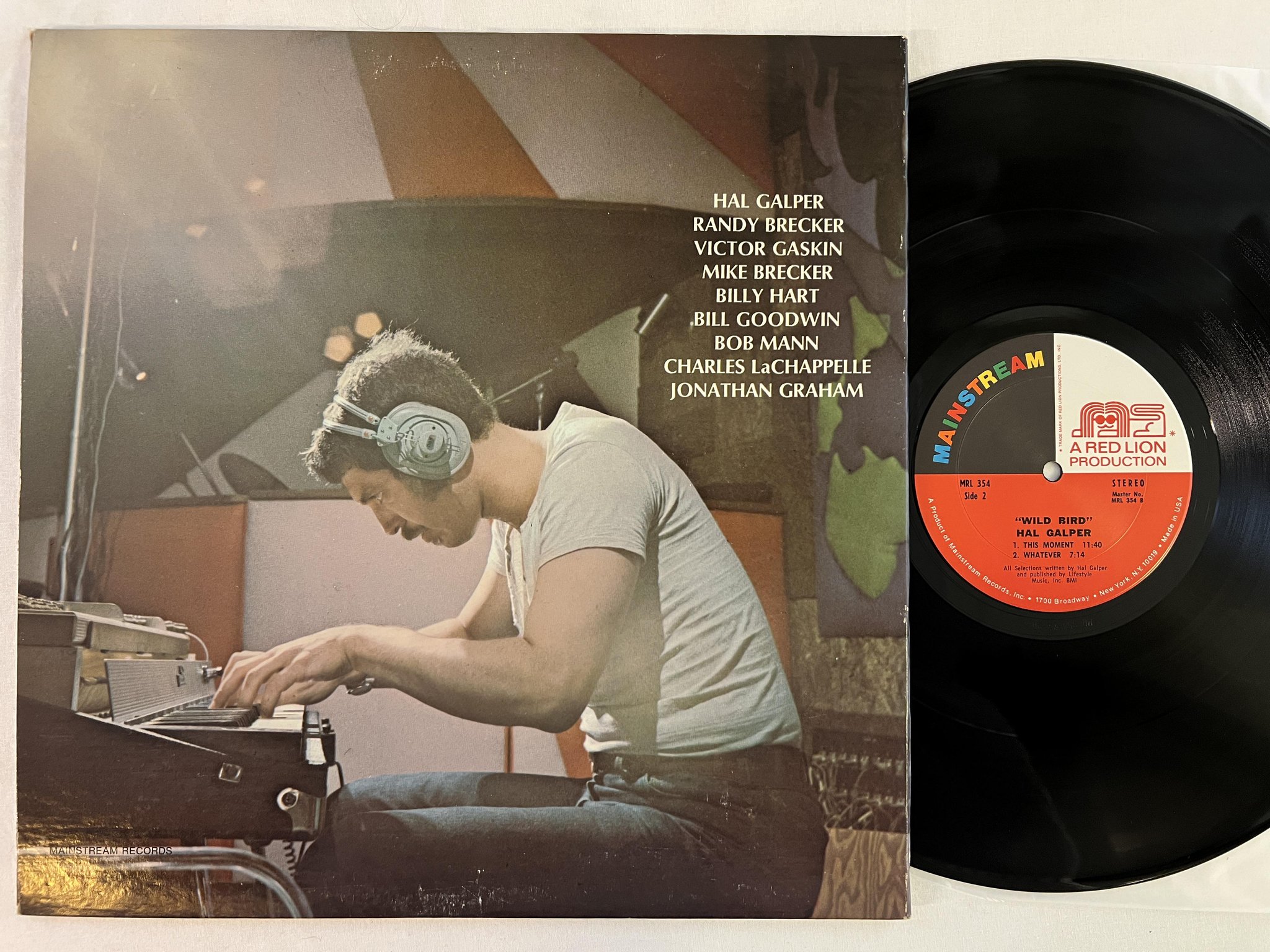 Omslagsbild för skivan HAL GALPER wild bird LP -72 US MAINSTREAM MRL 354 *** FUNKY JAZZ ***