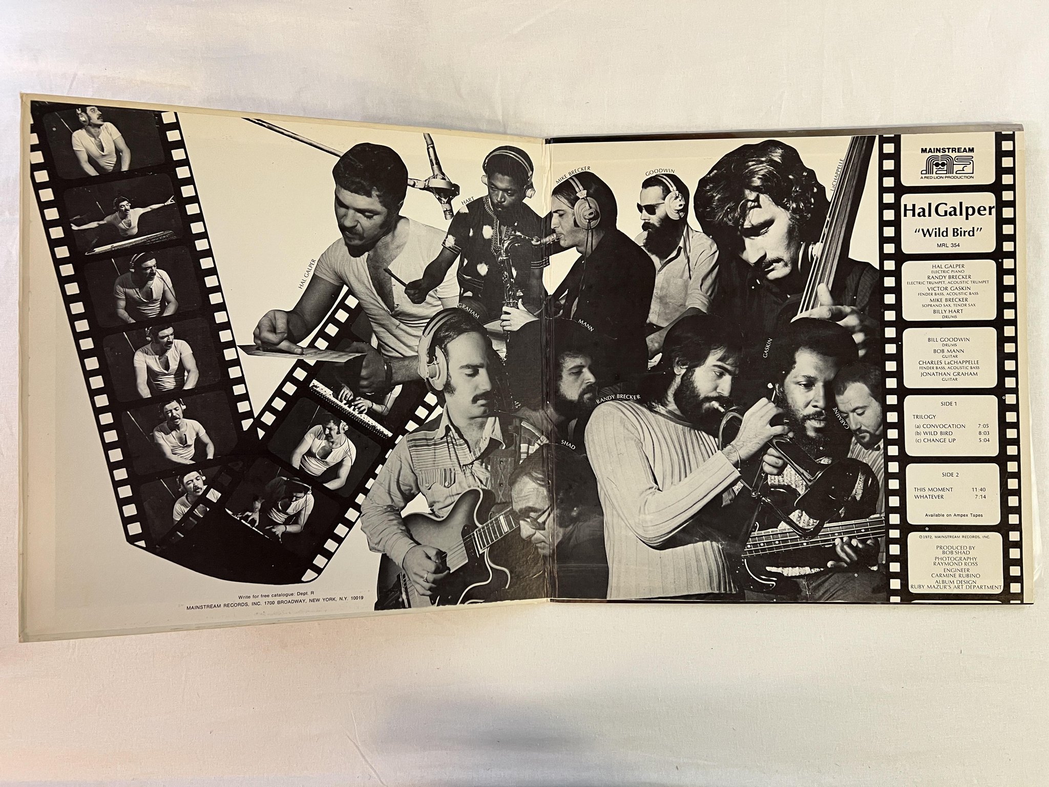 Omslagsbild för skivan HAL GALPER wild bird LP -72 US MAINSTREAM MRL 354 *** FUNKY JAZZ ***