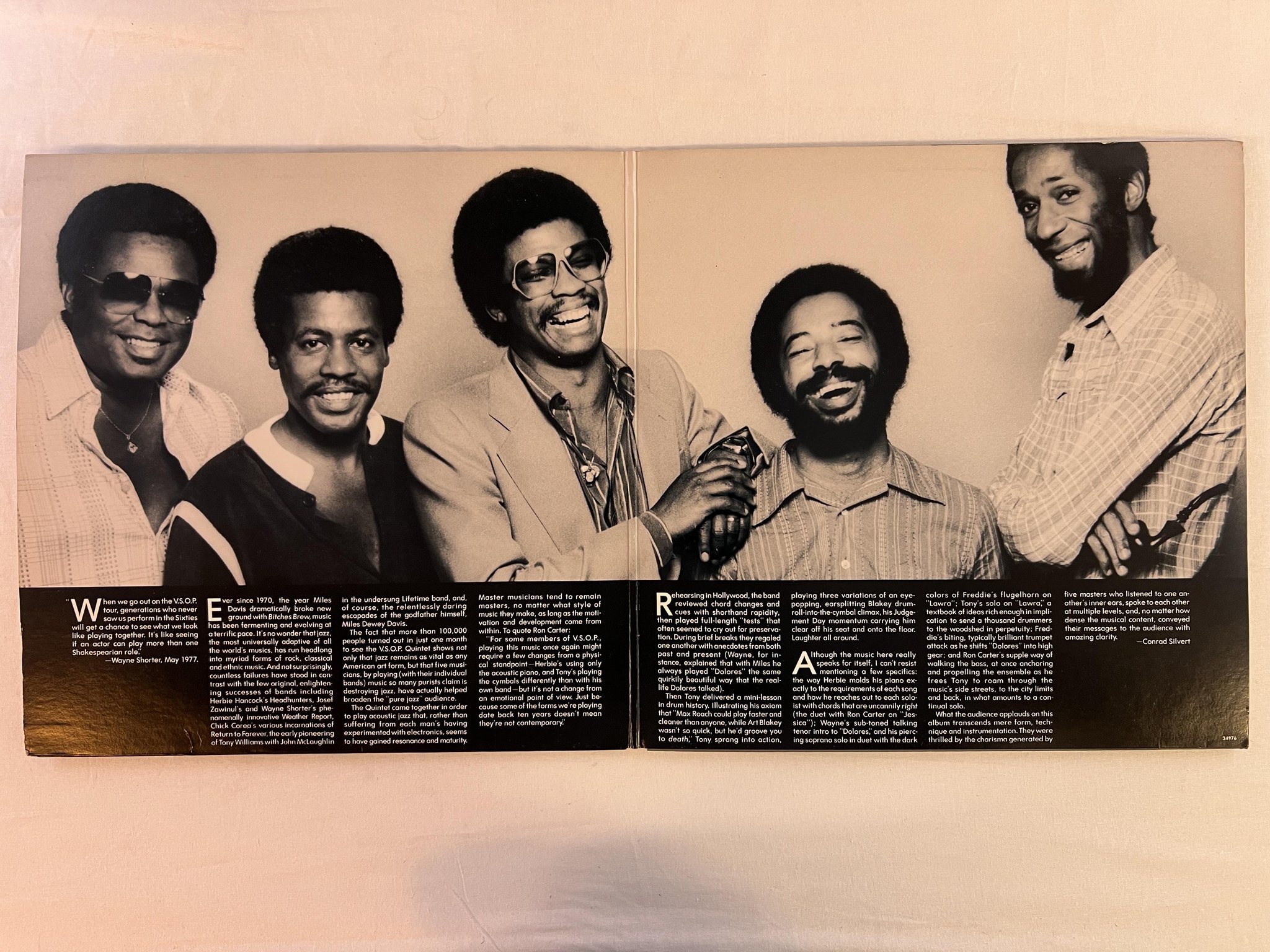 Omslagsbild för skivan V.S.O.P. The Quintet 2xLP -77 US COLUMBIA/CBS C2 34976