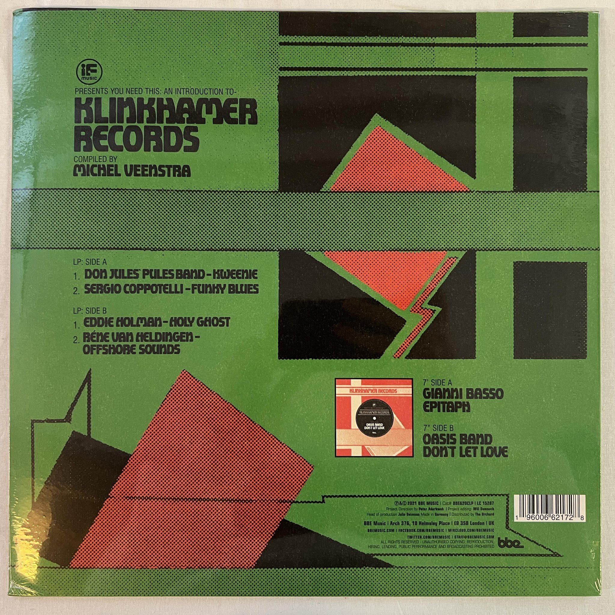 Omslagsbild för skivan V/A KLINKHAMER RECORDS LP & 7" BBE BBE620CLP ** RARE GROOVE / JAZZ / FUNK **