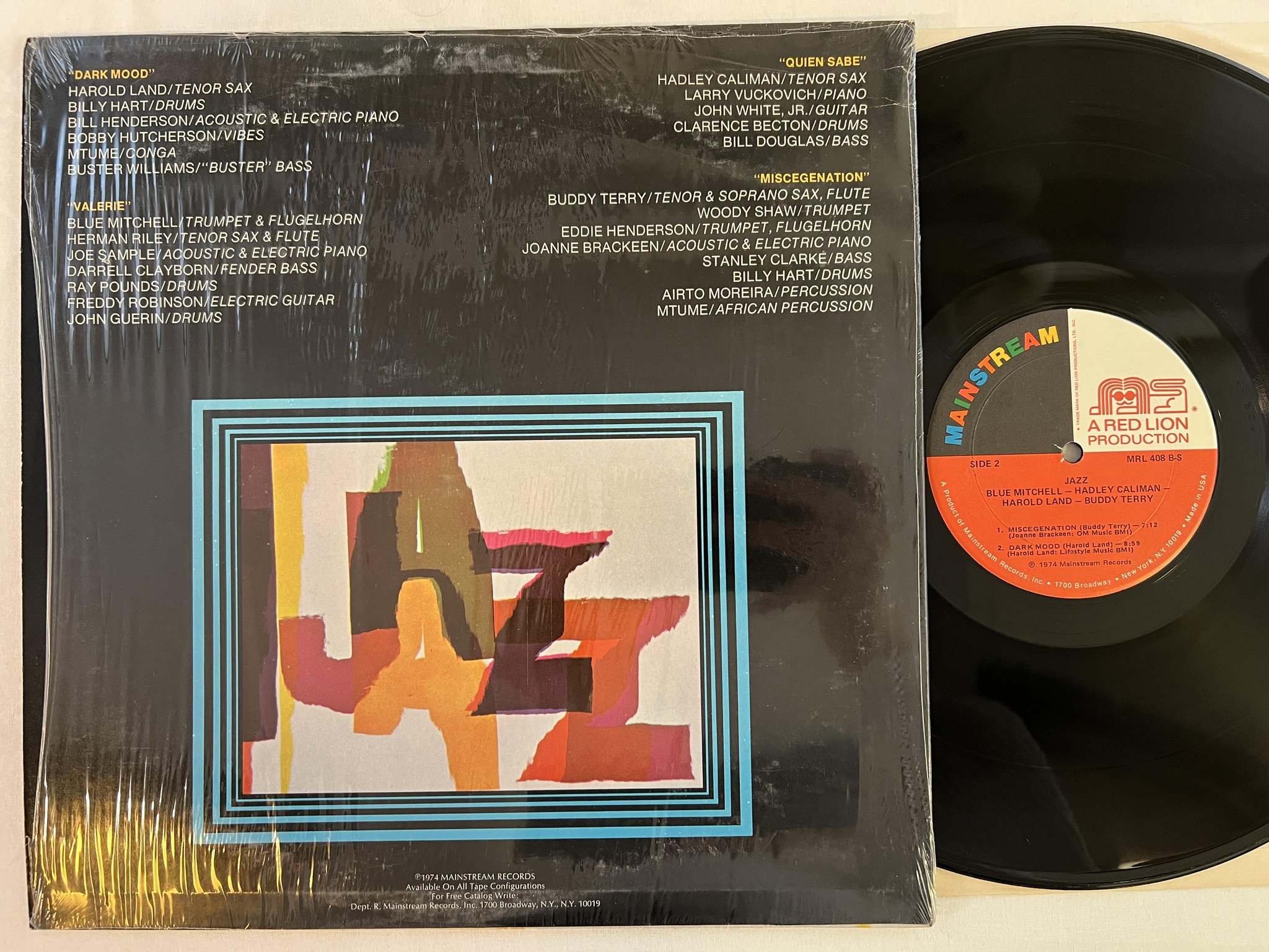 Omslagsbild för skivan BLUE MITCHELL jazz LP -74 US MAINSTREAM MRL 408