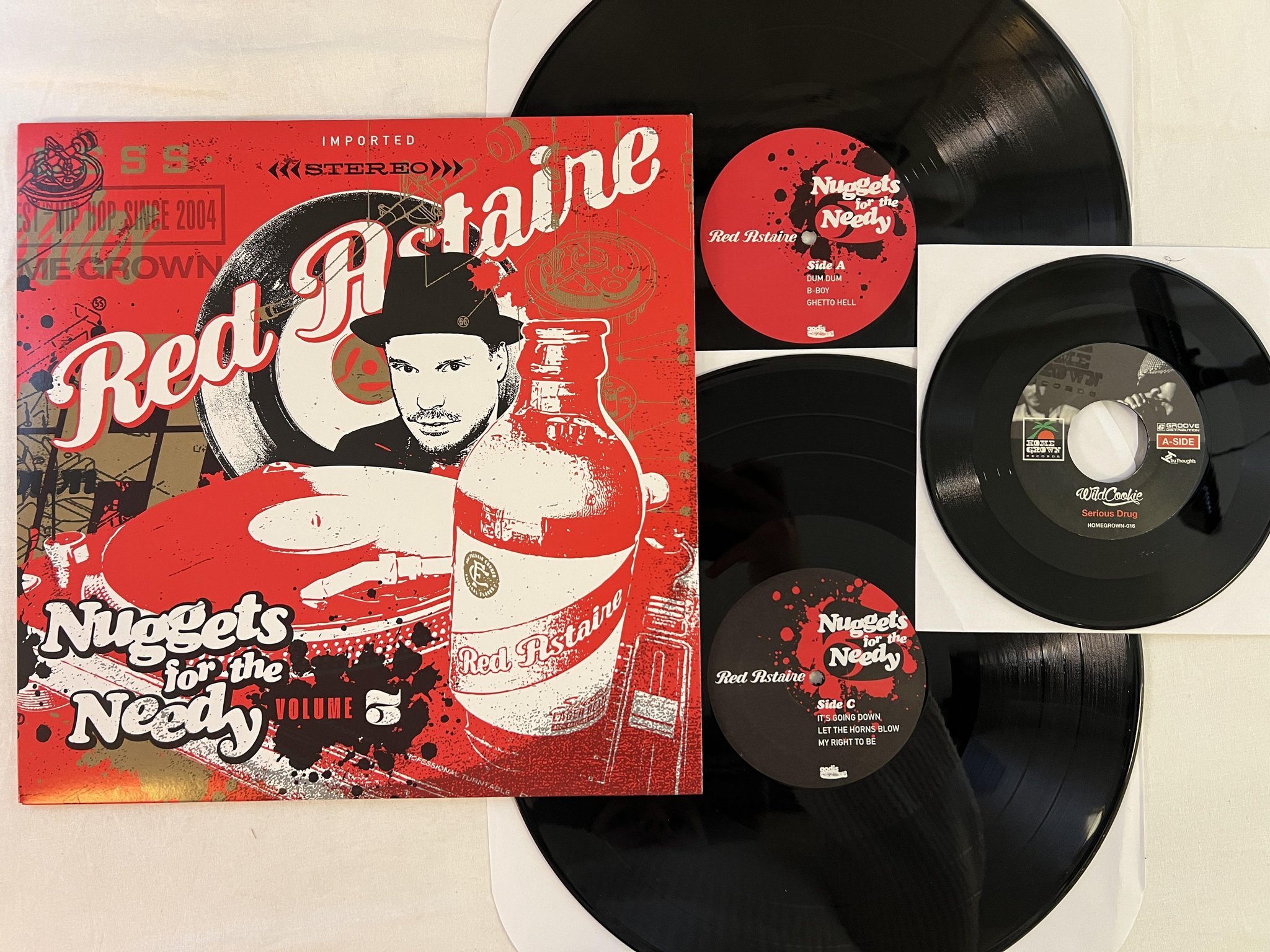 Omslagsbild för skivan RED ASTAIRE Nuggets For The Needy Volume 3 2xLP HOGLP 004 ** Yeah !!! **
