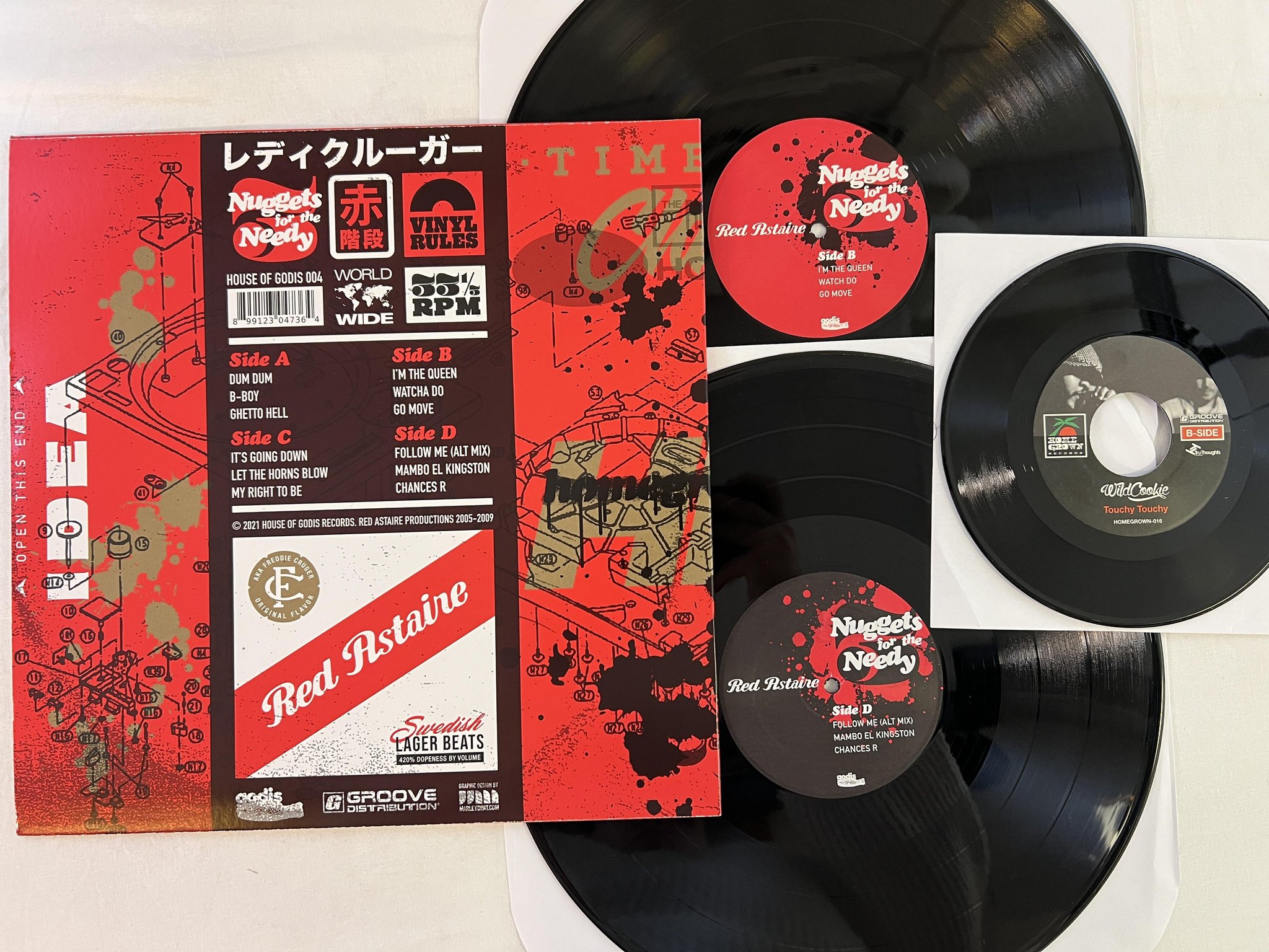 Omslagsbild för skivan RED ASTAIRE Nuggets For The Needy Volume 3 2xLP HOGLP 004 ** Yeah !!! **