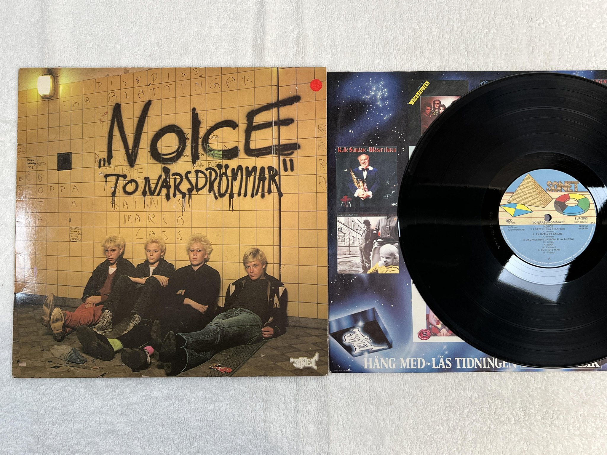 Omslagsbild för skivan NOICE tonårsdrömmar LP -79 Swe SONET SLP -2653