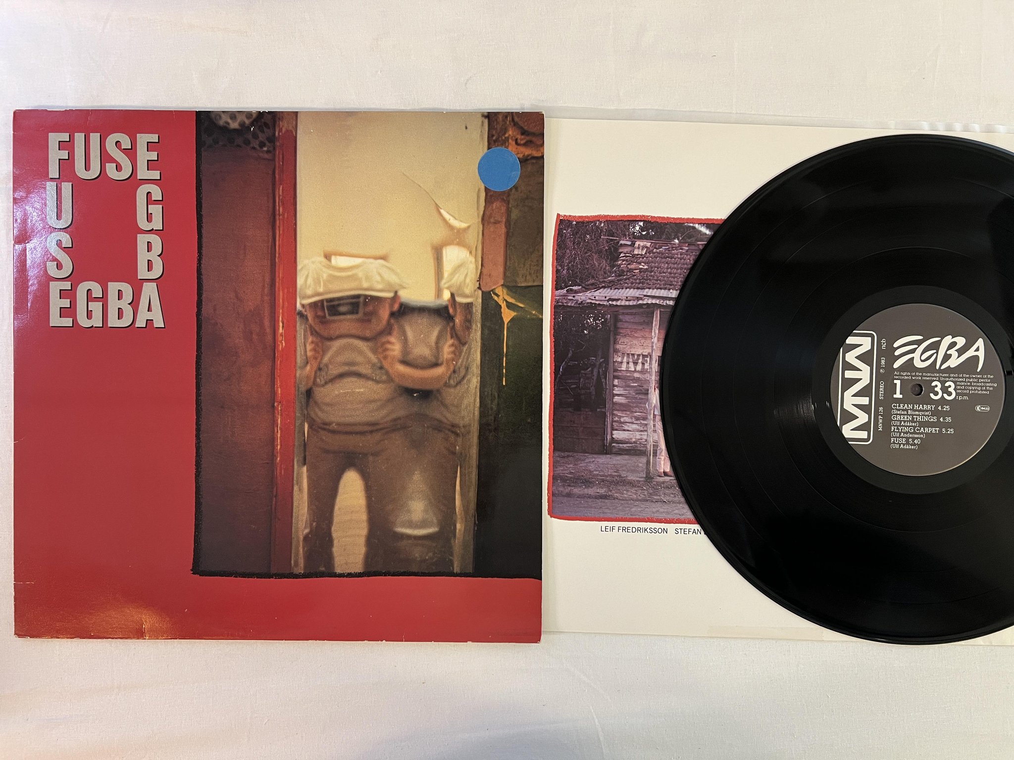 Omslagsbild för skivan EGBA fuse LP -83 Swe MNW MNWP 126