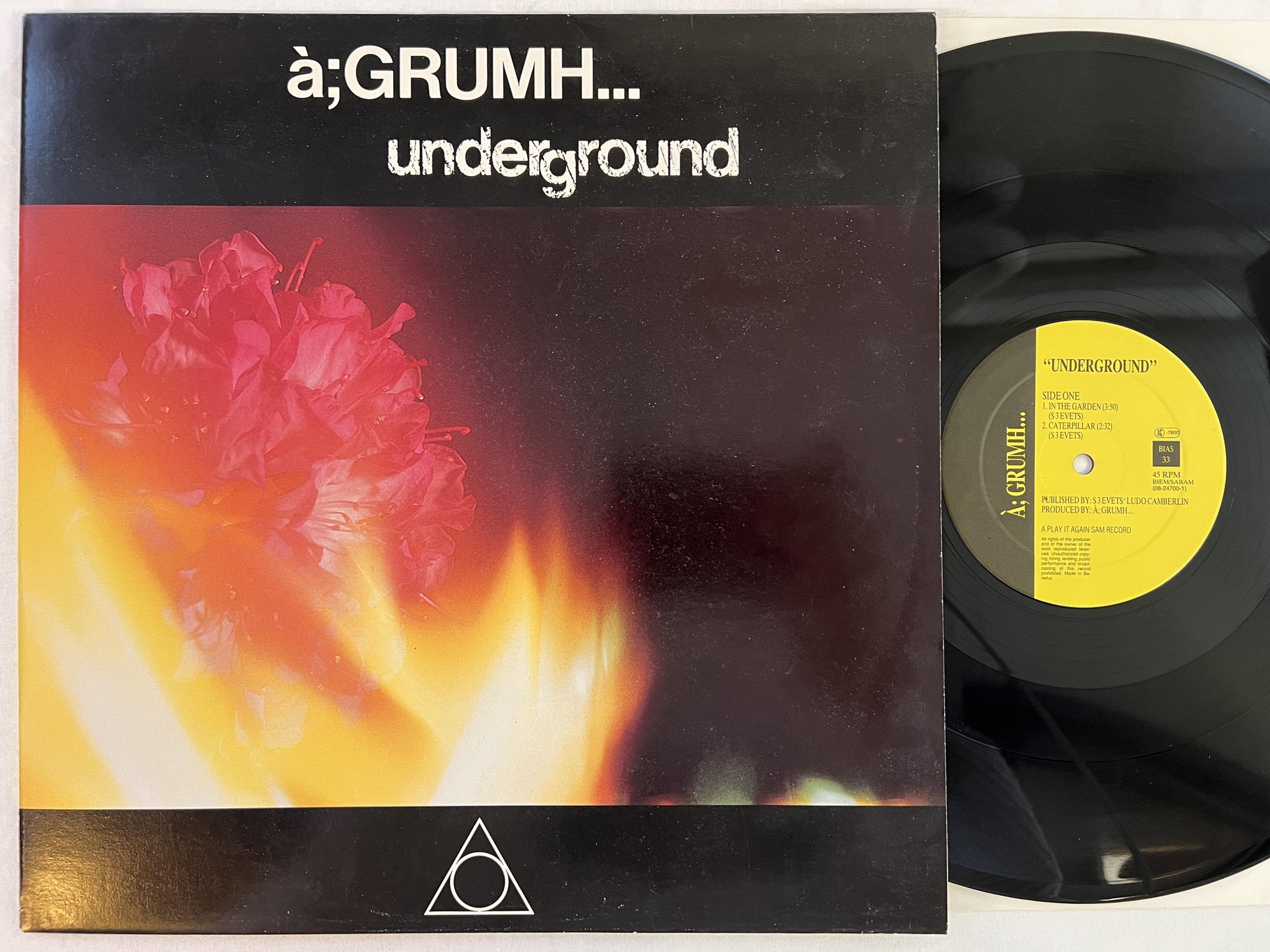 Omslagsbild för skivan A; GRUMH underground 12" -86 PLAY IT AGAIN SAM BIAS 33